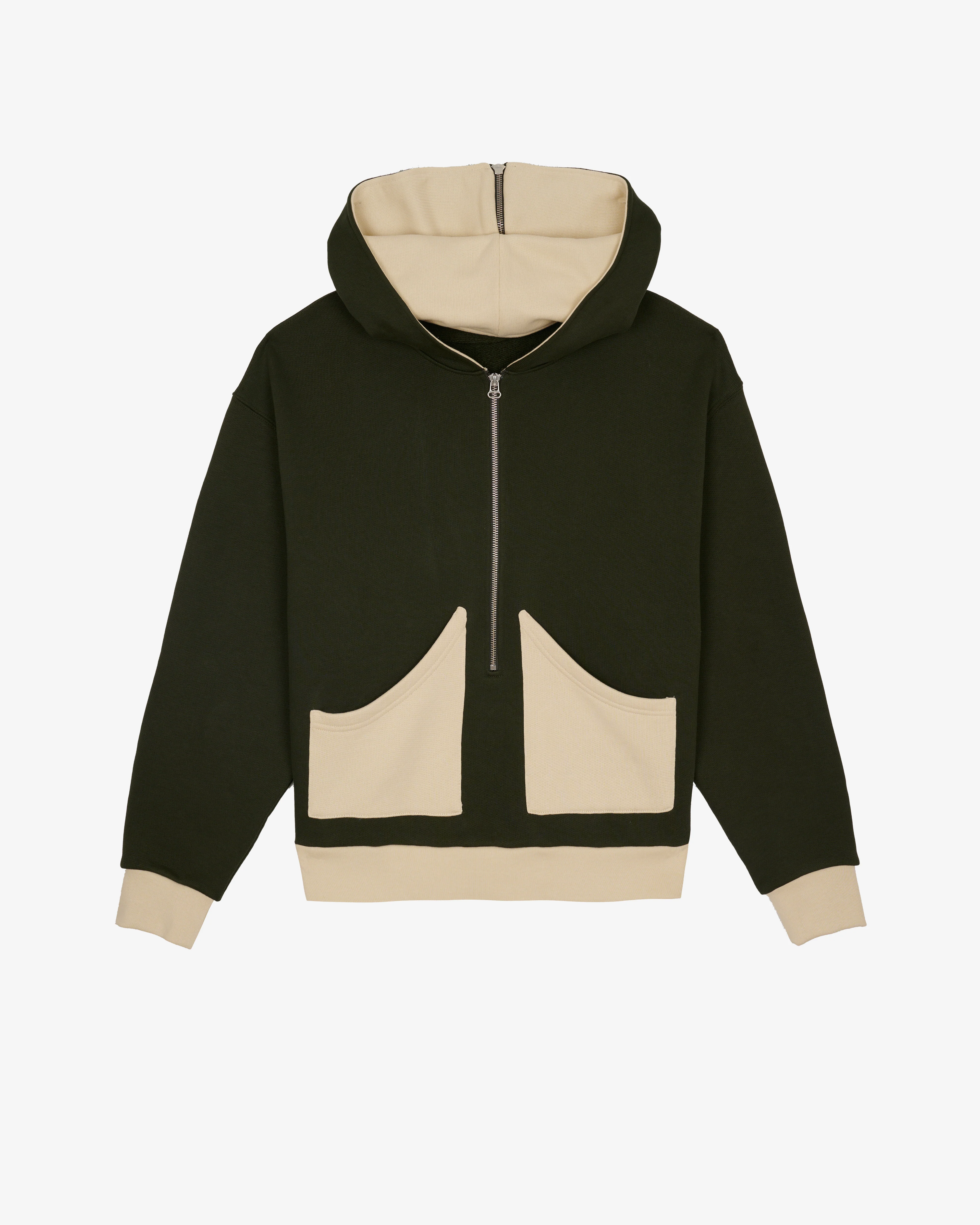 Brain Dead - Men's Zip Hoodie - (Green)
