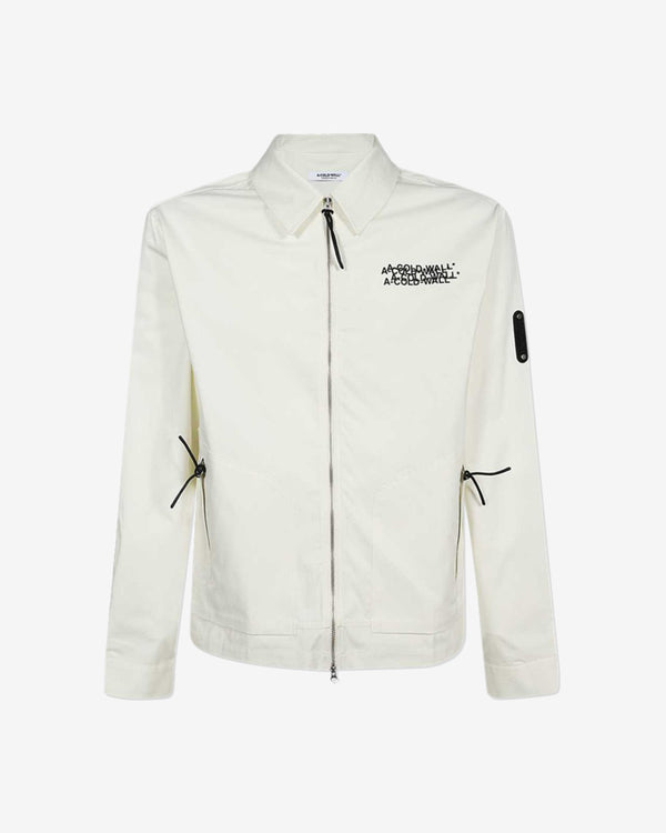 A Cold Wall - Men
s Logo Overlay Tech Overshirt - (Stone)