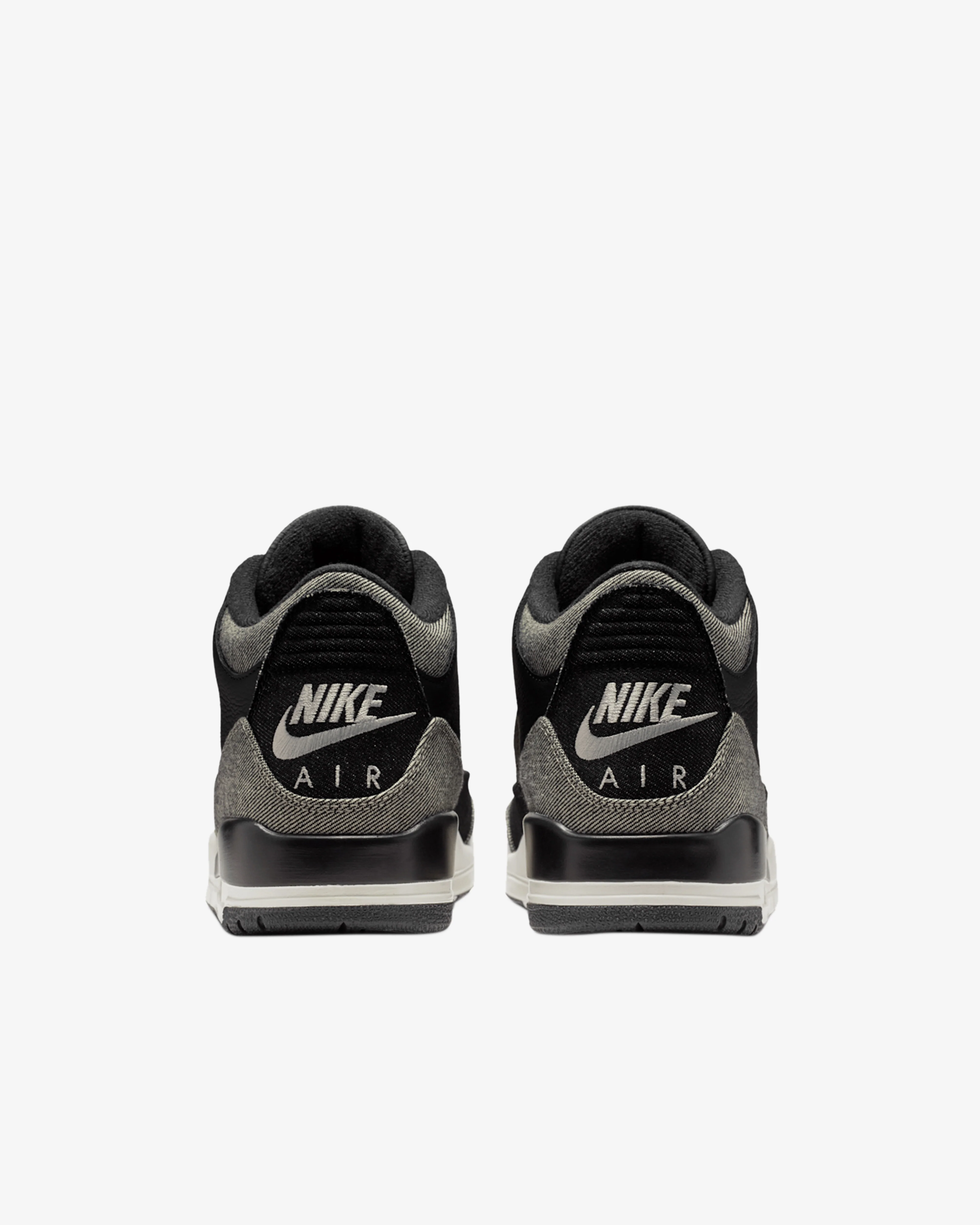 Nike - Levi's Men's Air Jordan 3 Sneakers - (Denim/Black/Gym Red)