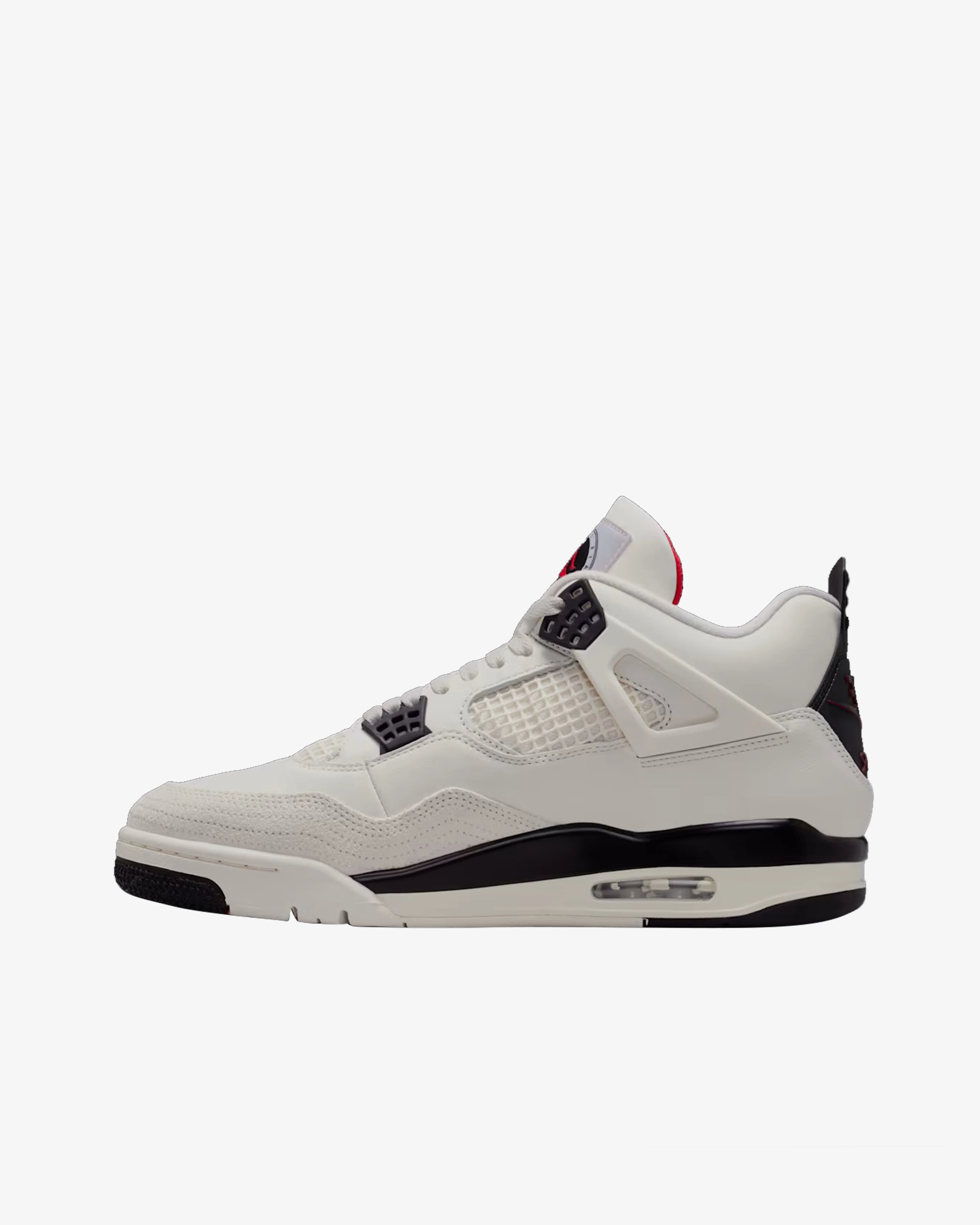 Nike - Men's Air Jordan 4 Retro OG Flight Club Sneakers - (Sail/Black)