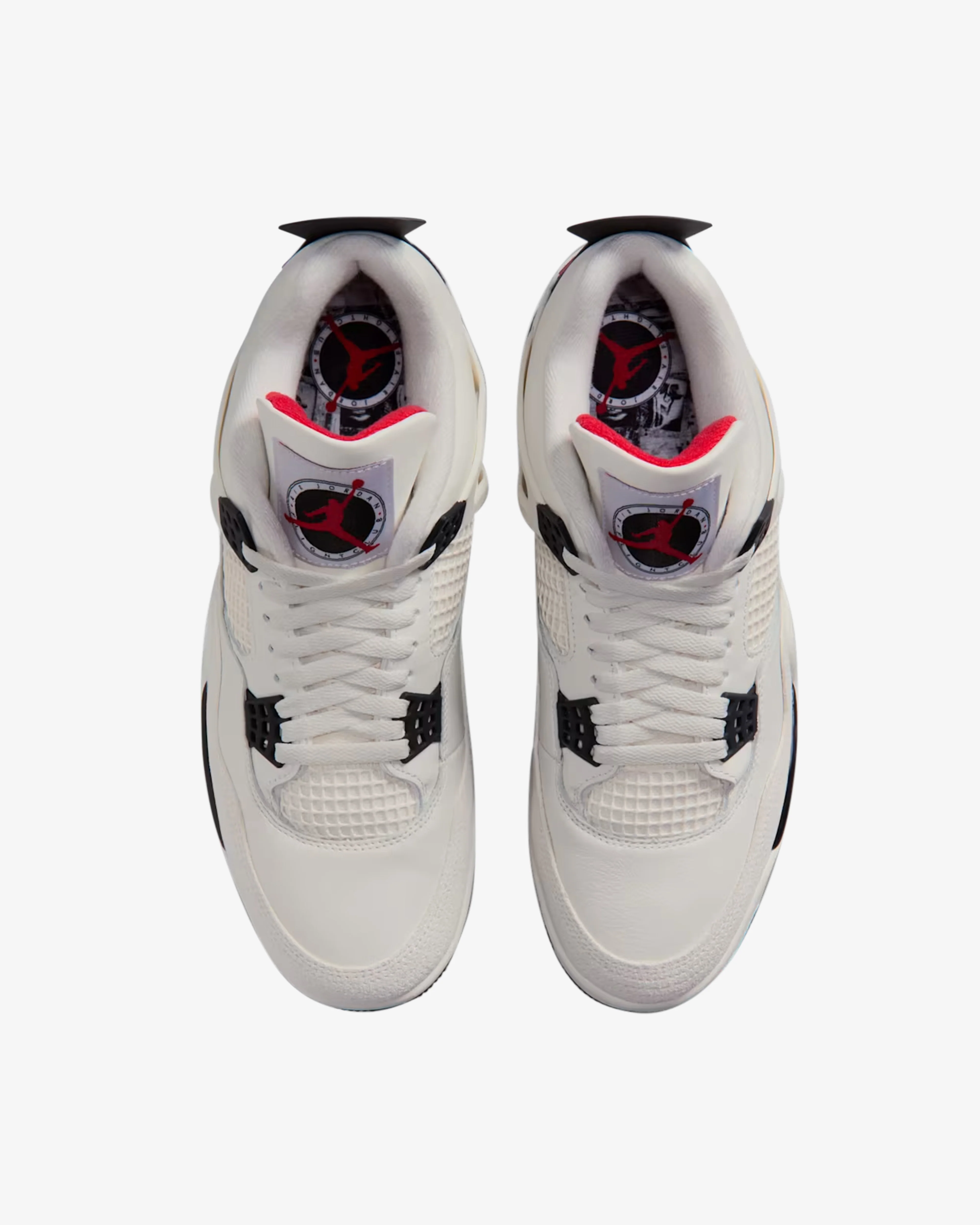 Nike - Men's Air Jordan 4 Retro OG Flight Club Sneakers - (Sail/Black)