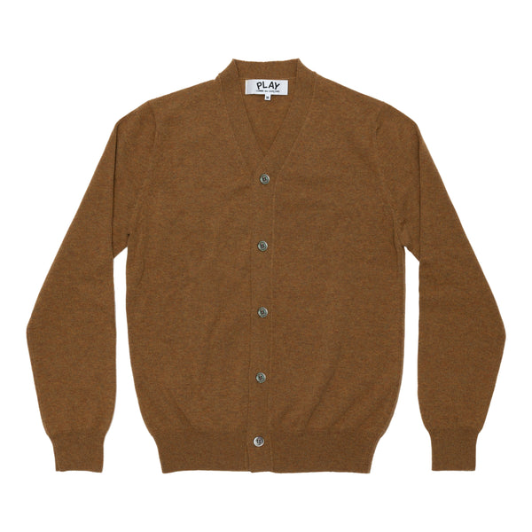 Play Comme des Garçons - Men
s Cardigan - (Camel)