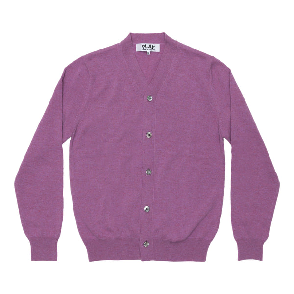 Play Comme des Garçons - Men
s Cardigan - (Purple)