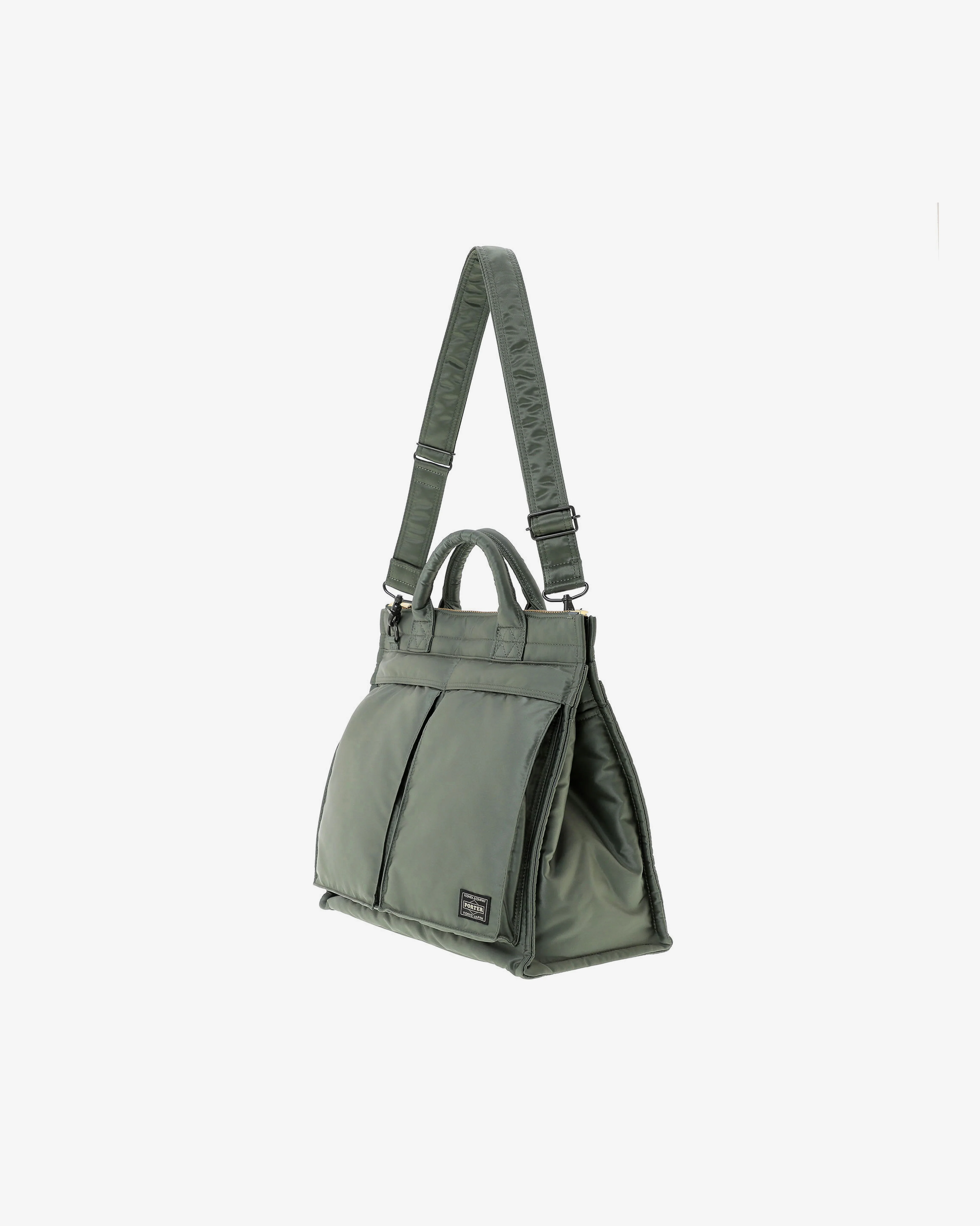Porter Yoshida & Co. - Men's Tanker Square Tote Bag (L) - (Green)