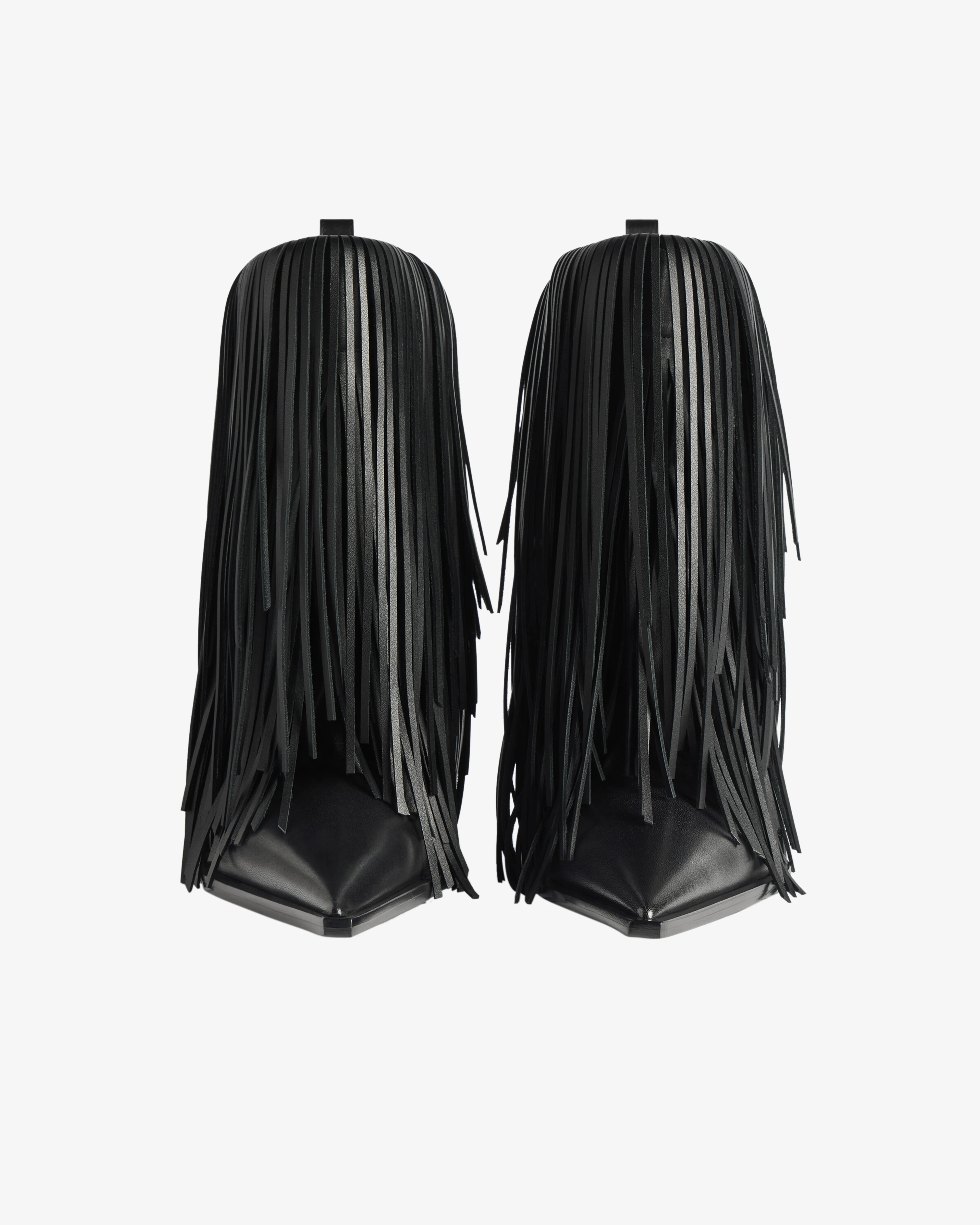 Balenciaga - Women's Avenue Fringe Bootie - (Black)