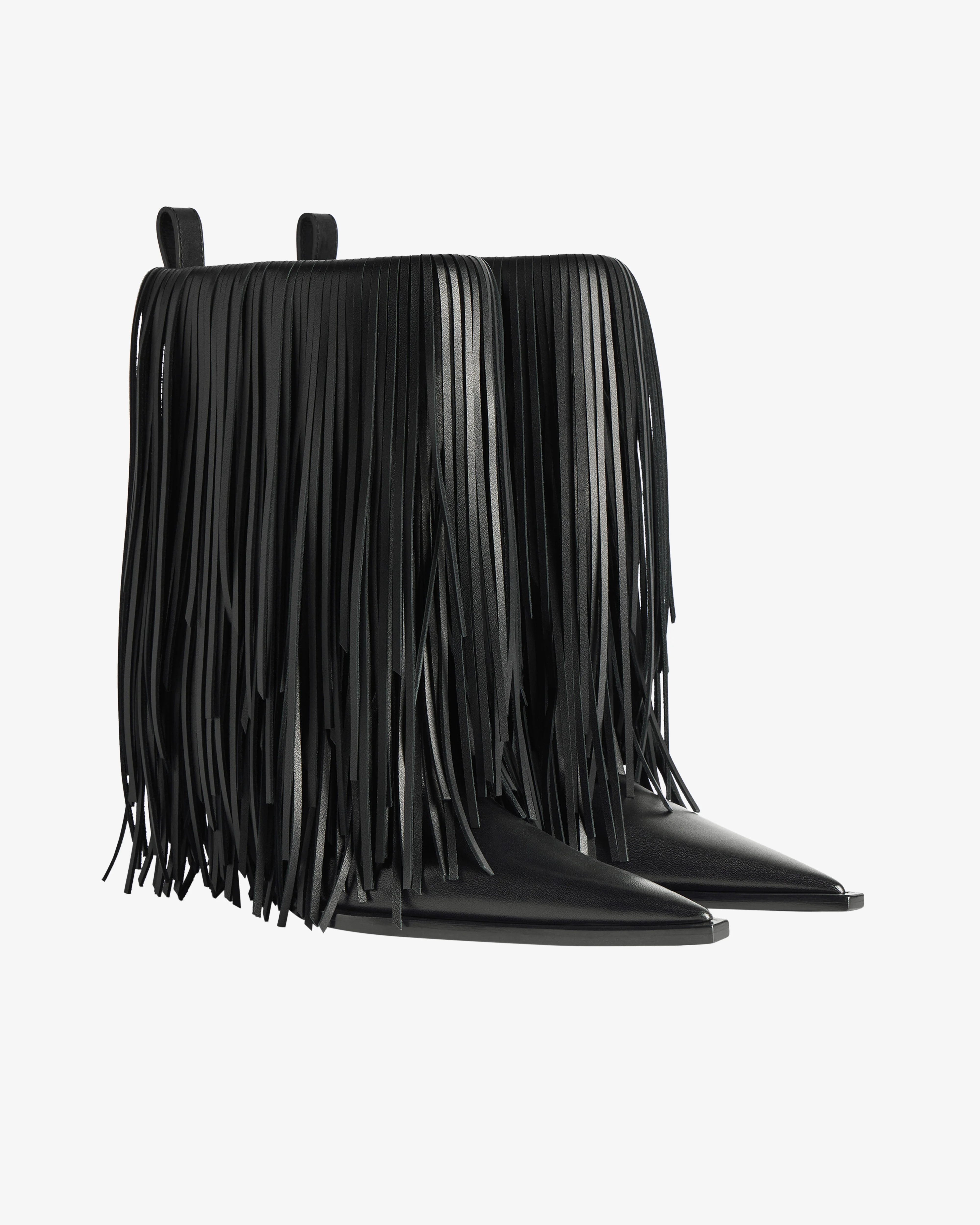 Balenciaga - Women's Avenue Fringe Bootie - (Black)