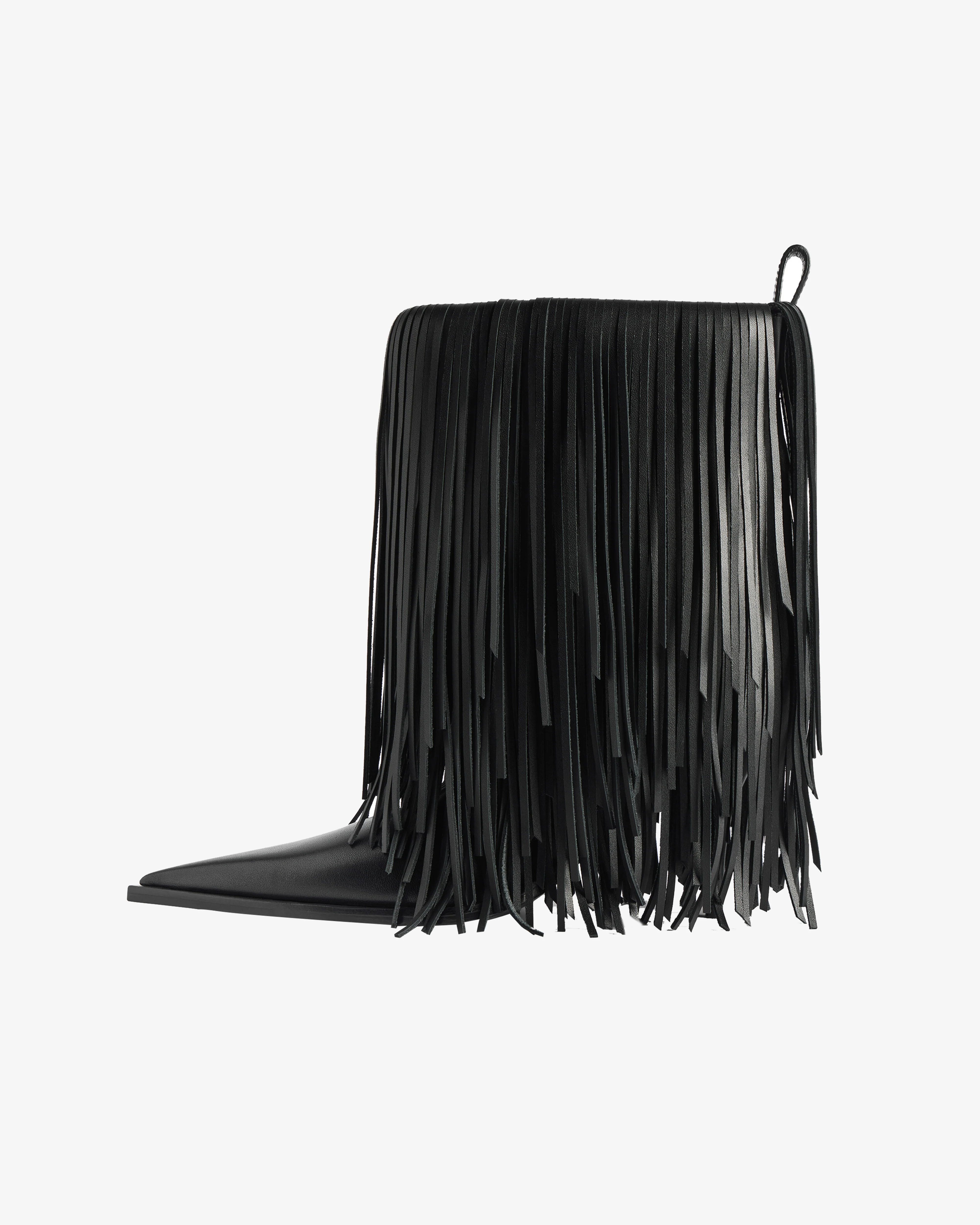 Balenciaga - Women's Avenue Fringe Bootie - (Black)