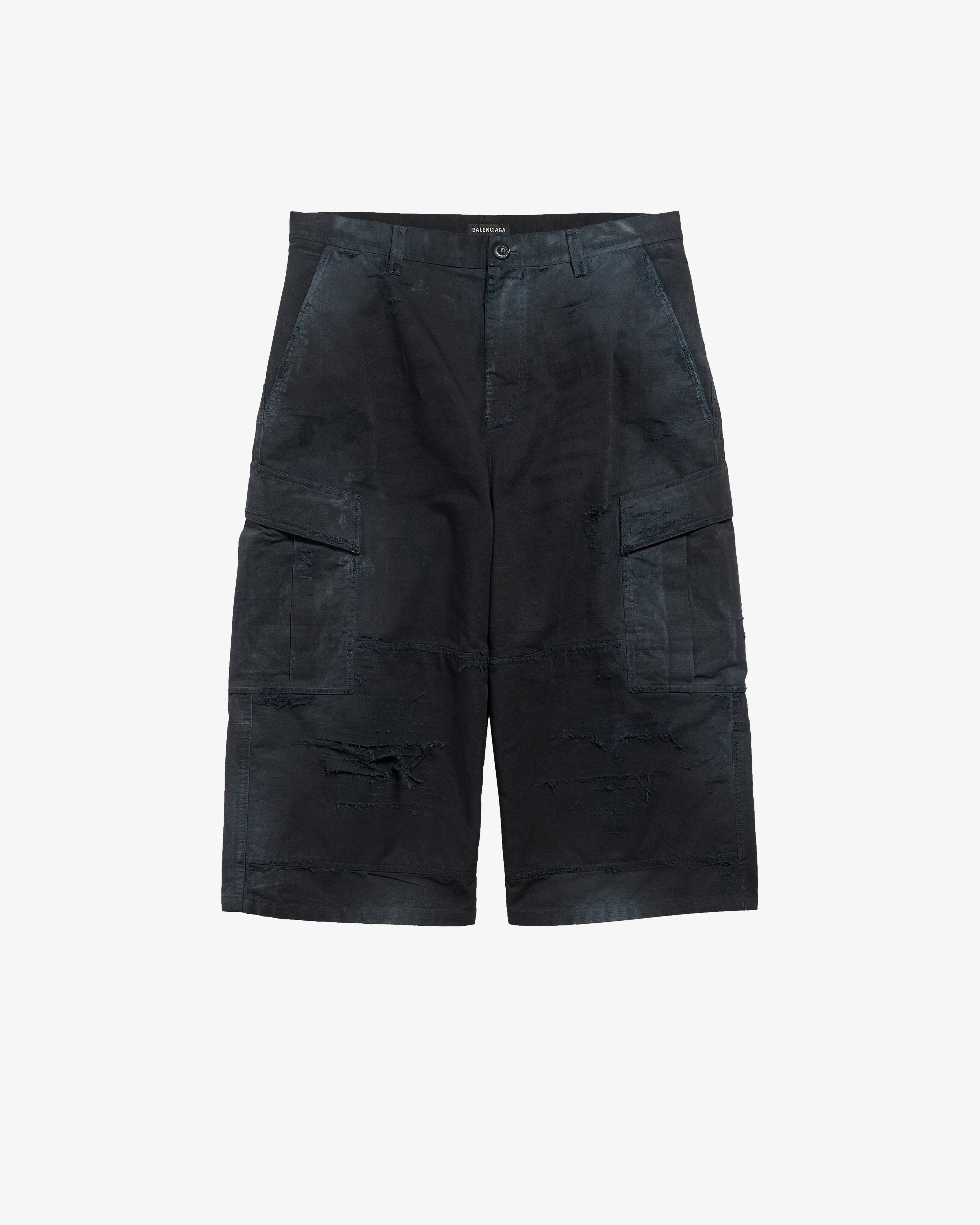 Balenciaga - Men's Cropped Cargo Pants - (Black)