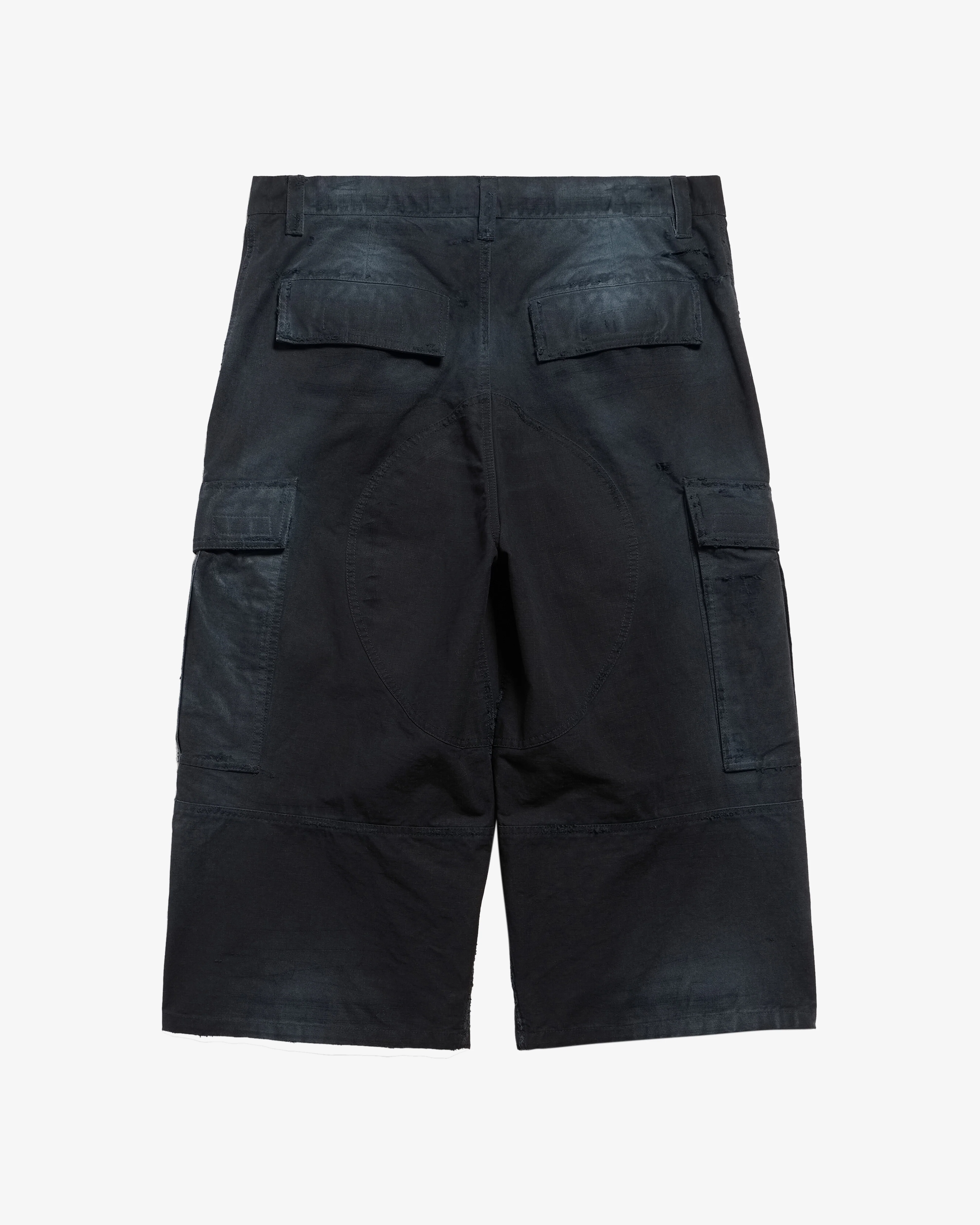 Balenciaga - Men's Cropped Cargo Pants - (Black)