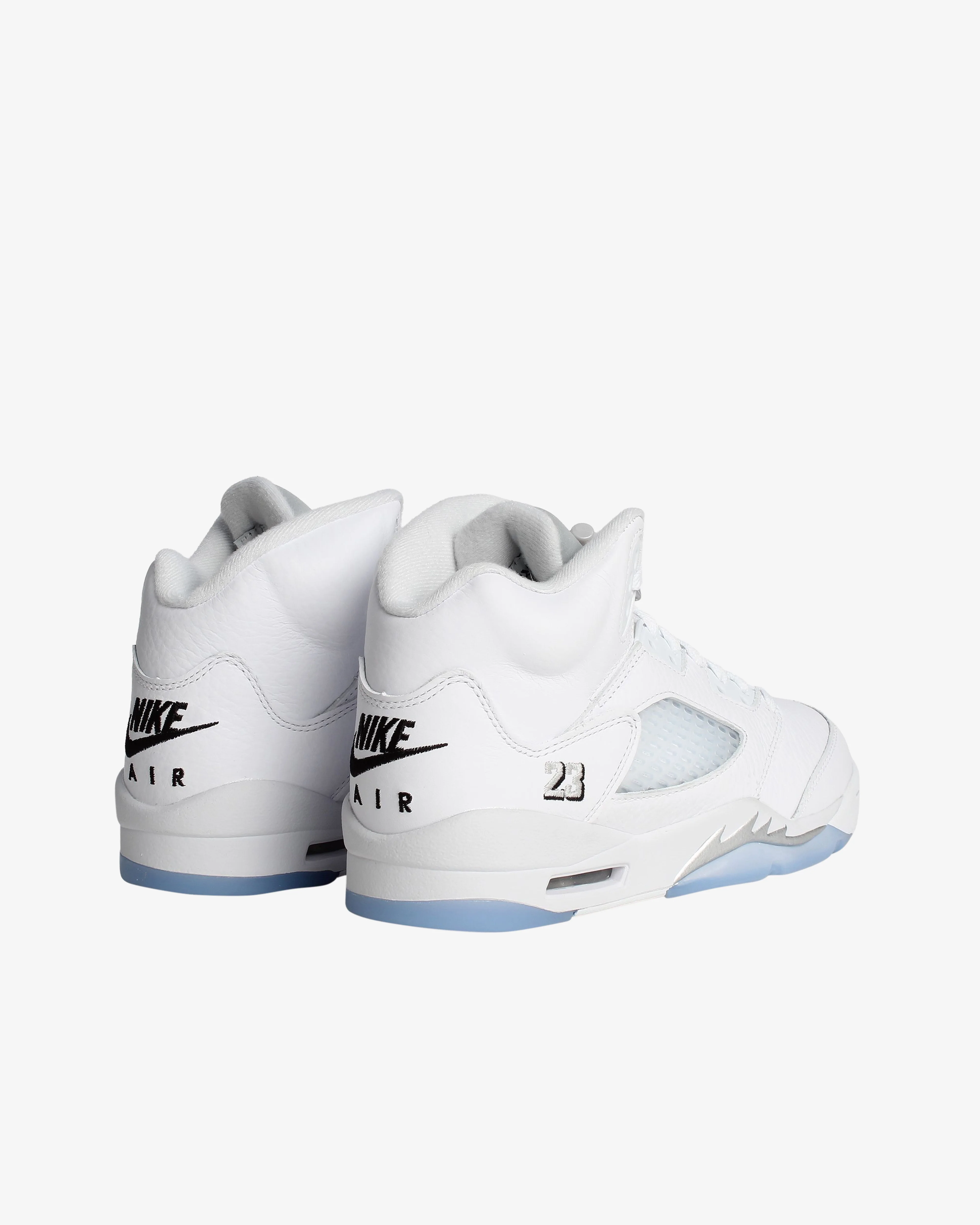 Nike - Air Jordan 5 Retro OG GS Sneakers - (White/Metallic Silver)