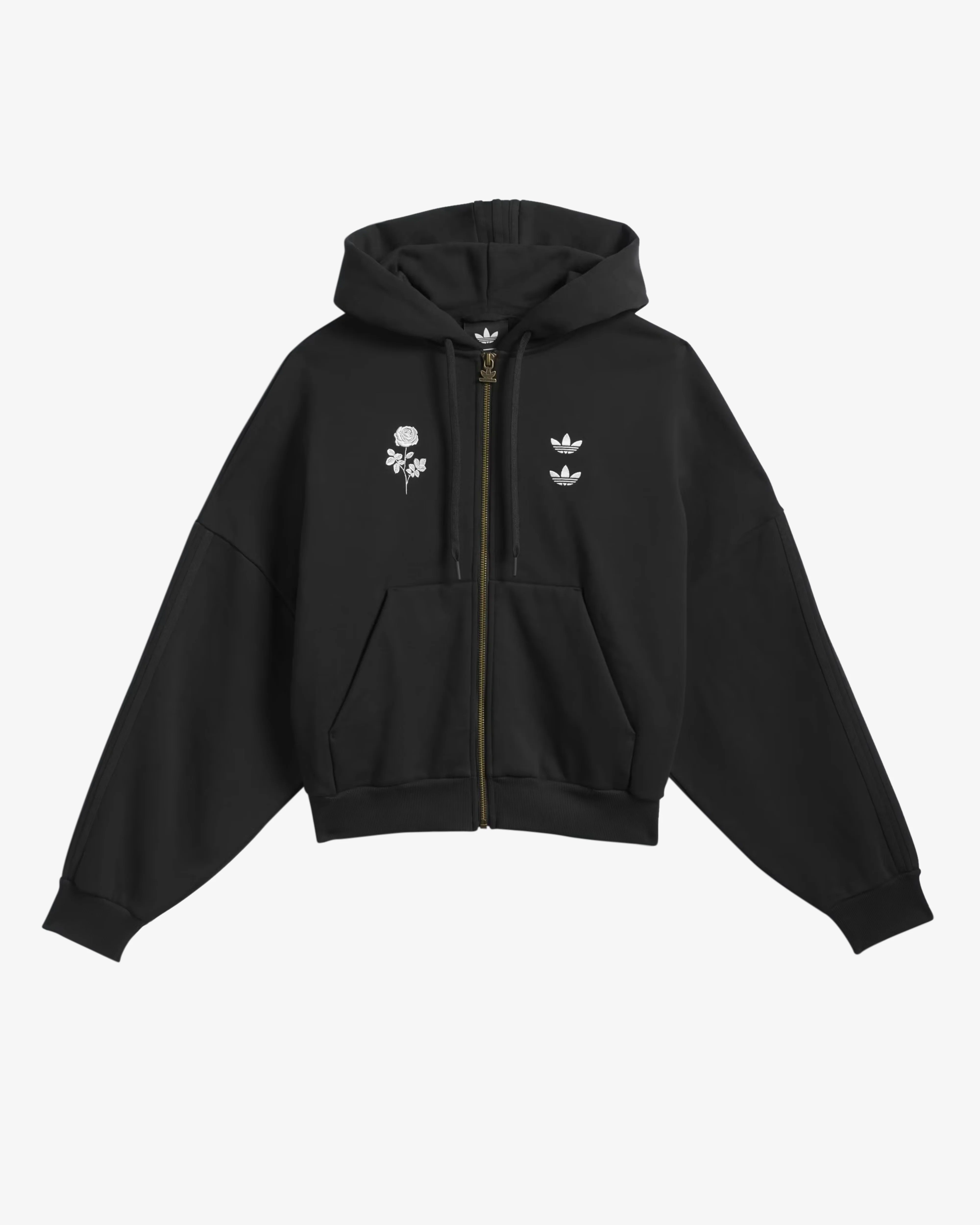 Adidas - Men's Willy Chavarria Zip Hoodie - (Black) view 1, Click to Zoom in