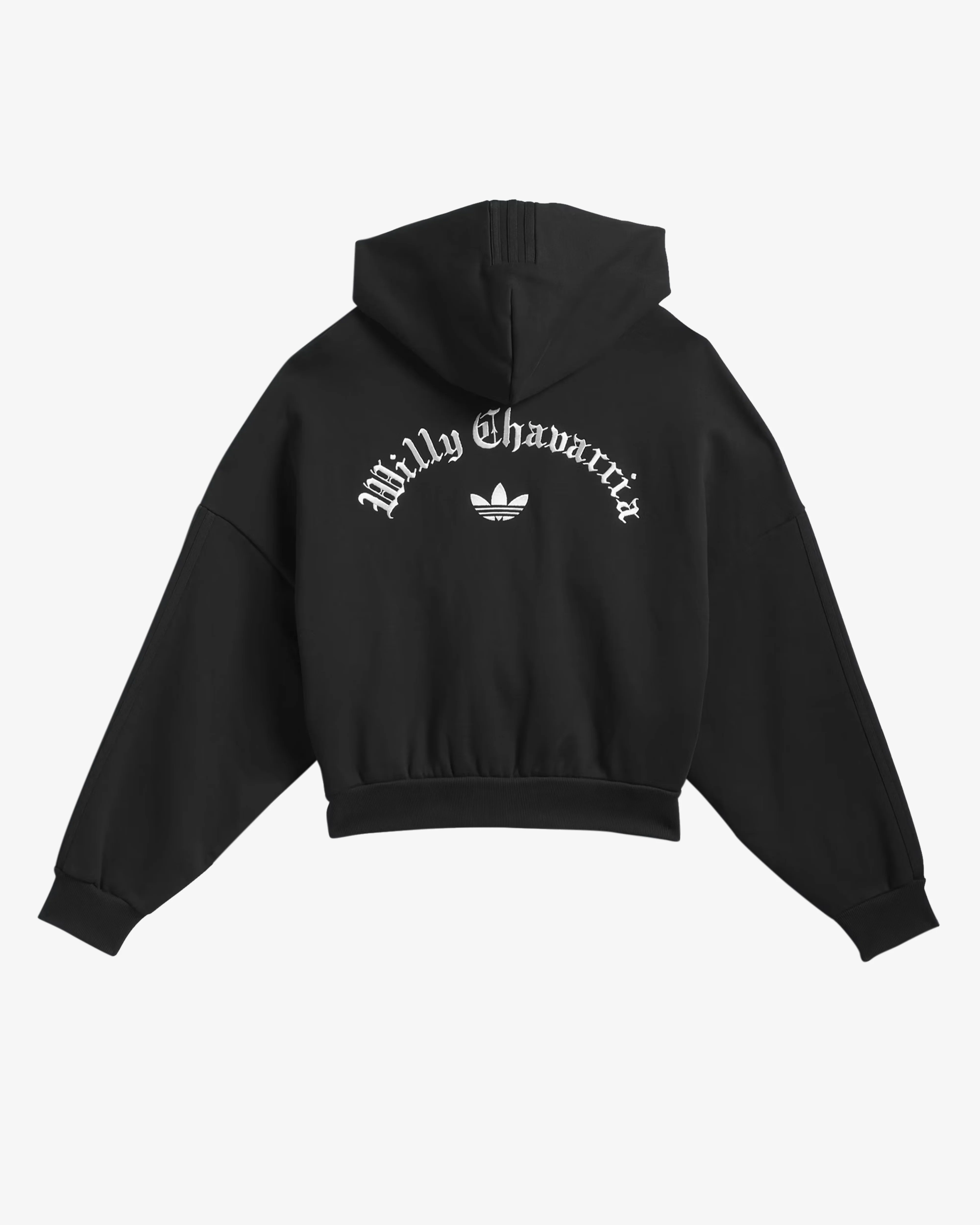 Adidas - Men's Willy Chavarria Zip Hoodie - (Black) view 2, Click to Zoom in