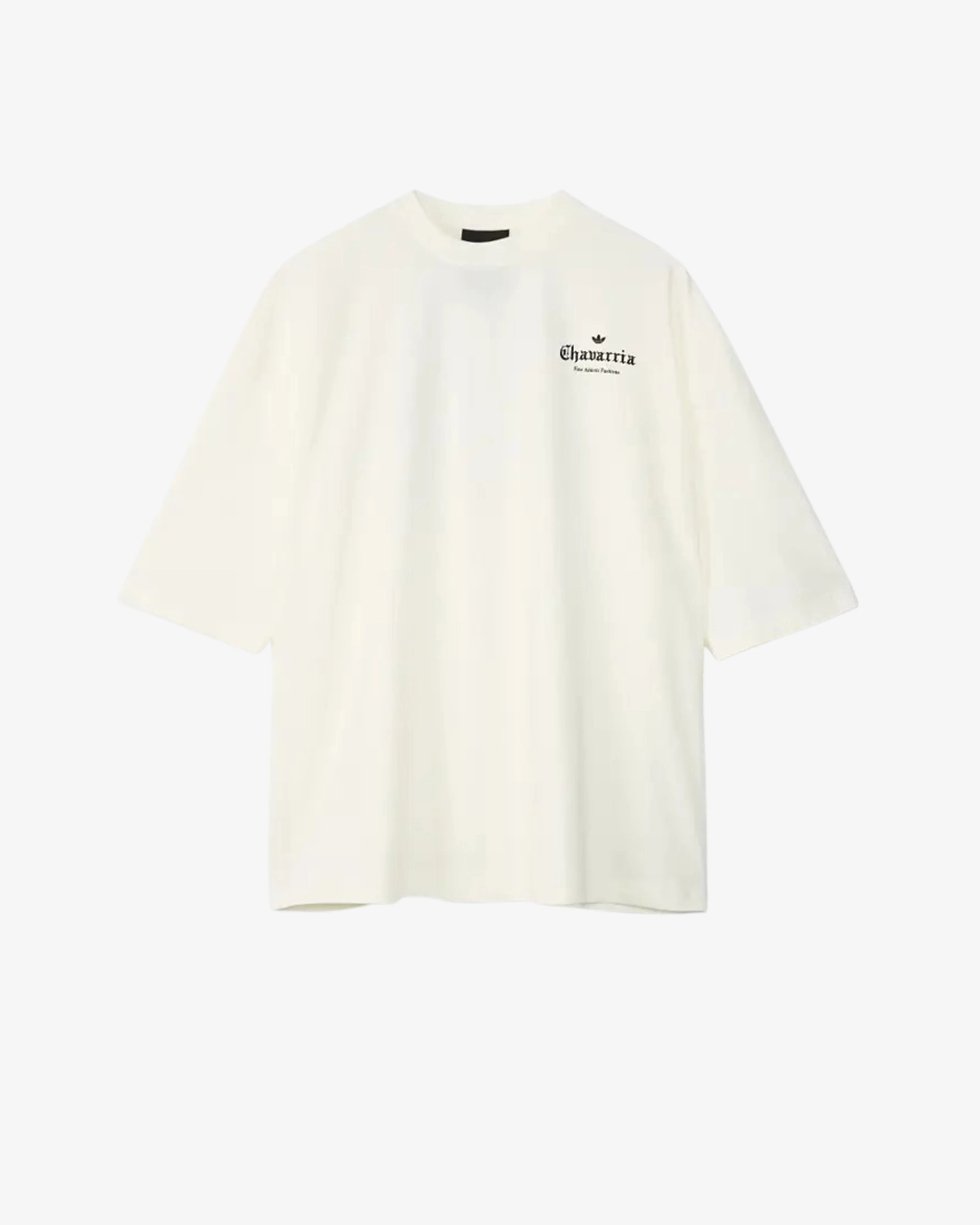 Adidas - Men's Chavarria Logo Short Sleeve Tee - (Off White) view 1, Click to Zoom in