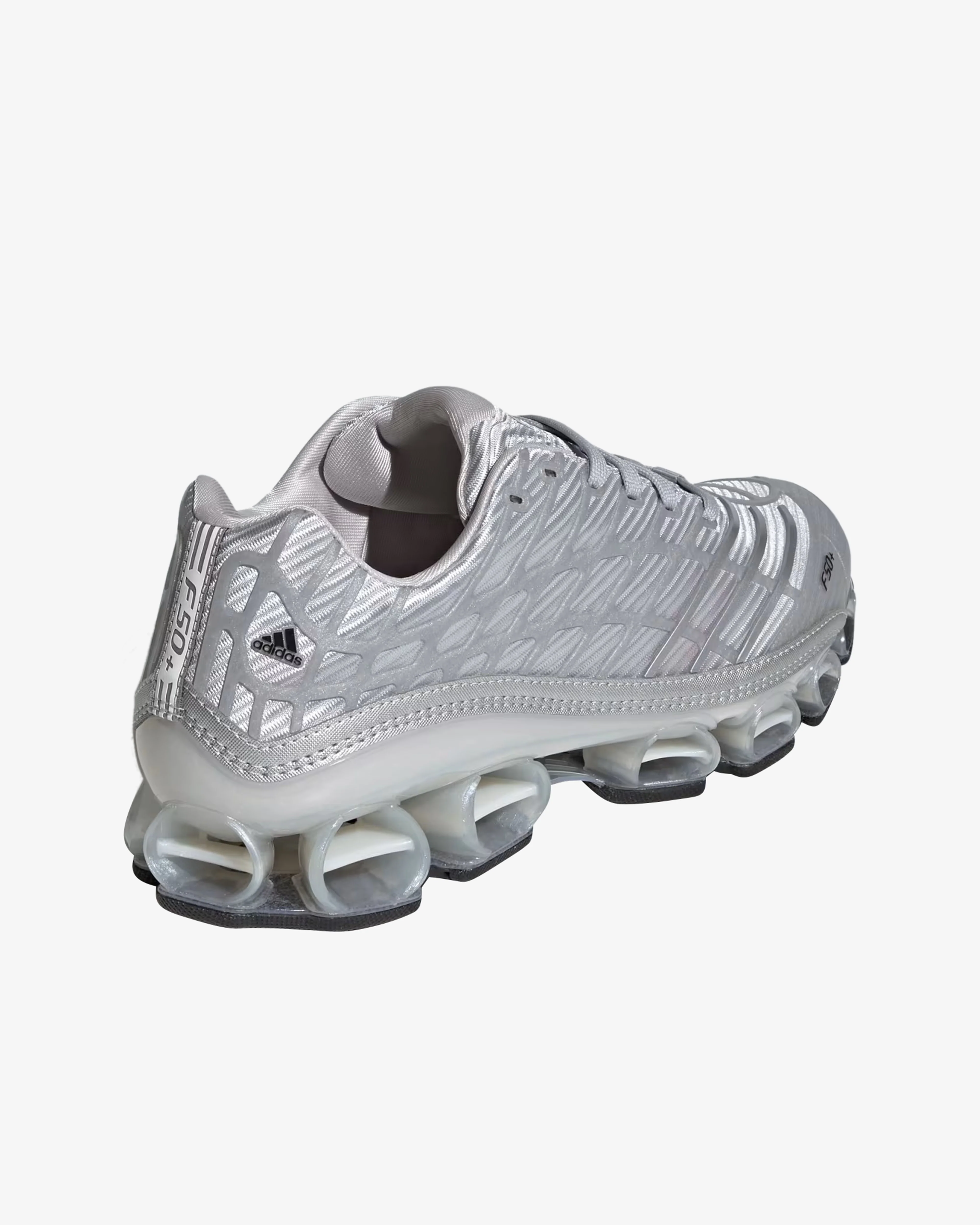 Adidas - Men's Megaride F50 Sneakers - (Silver Metallic) view 5, Click to Zoom in