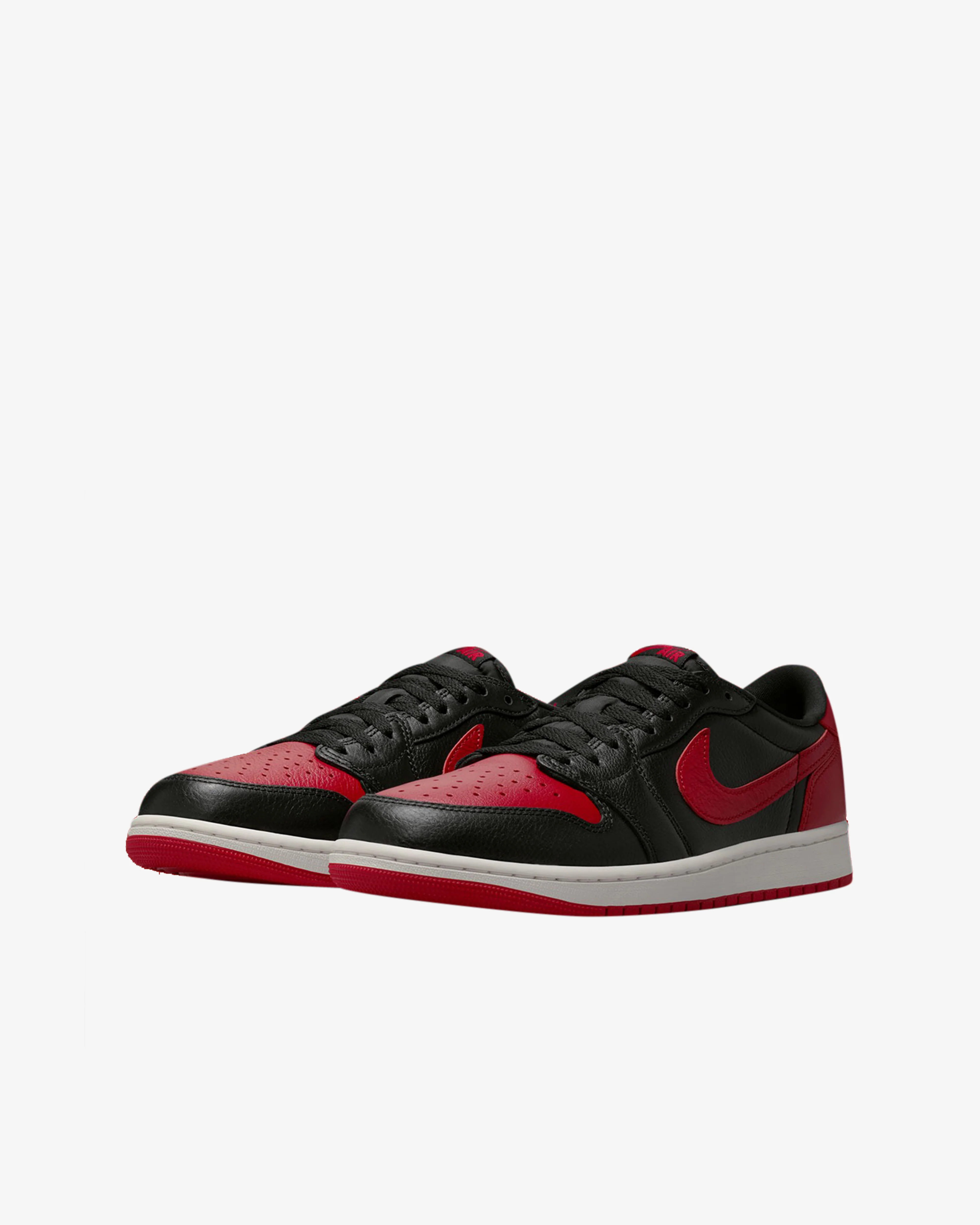 Nike - Men's Air Jordan 1 Retro Low OG Sneakers - (Black/Red/White)