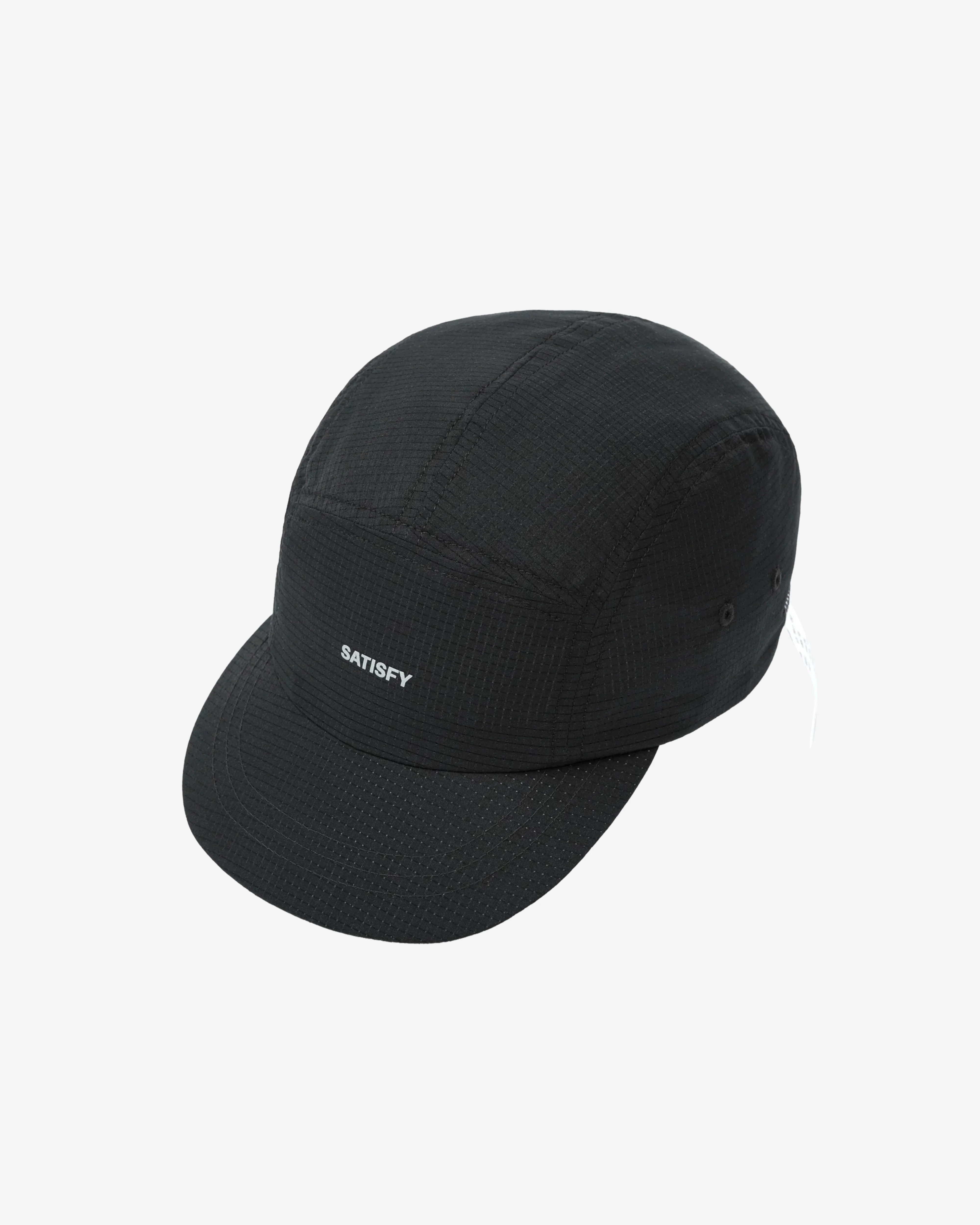 Satisfy - Men's Rippy Air Trail Cap - (Black) view 2, Click to Zoom in