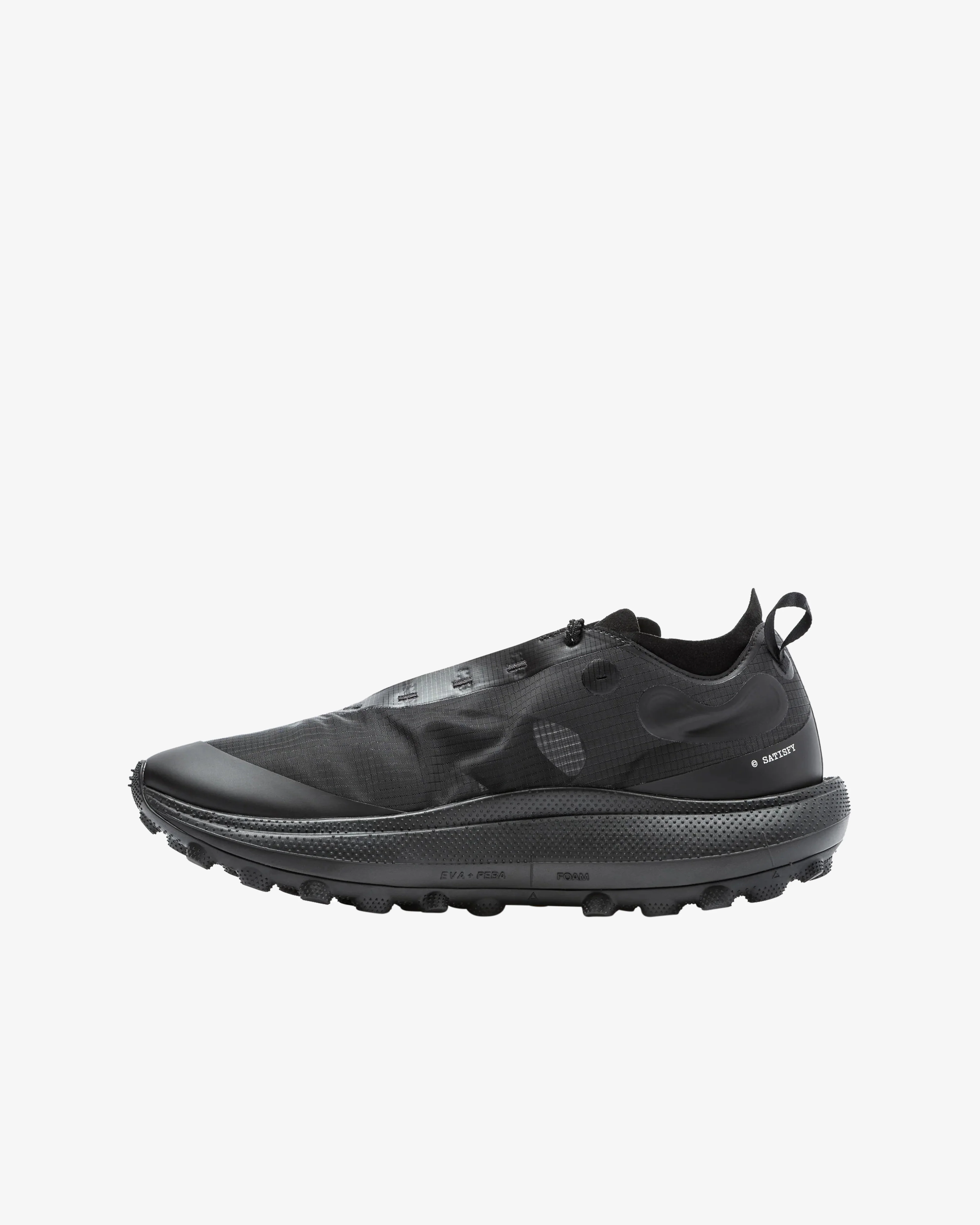 Satisfy - Men's The Rocker Sneakers - (Jet Black) view 3, Click to Zoom in