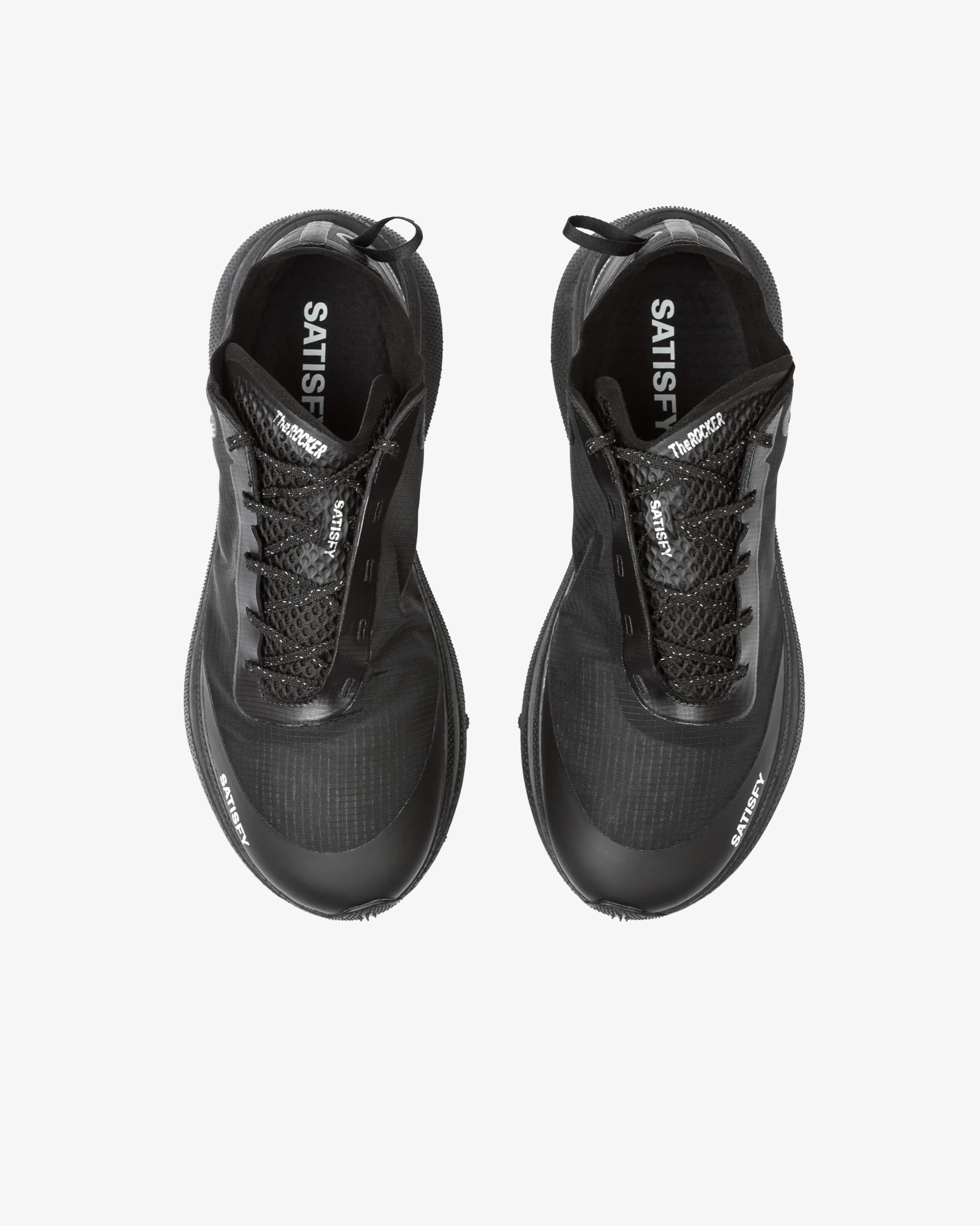 Satisfy - Men's The Rocker Sneakers - (Jet Black) view 4, Click to Zoom in