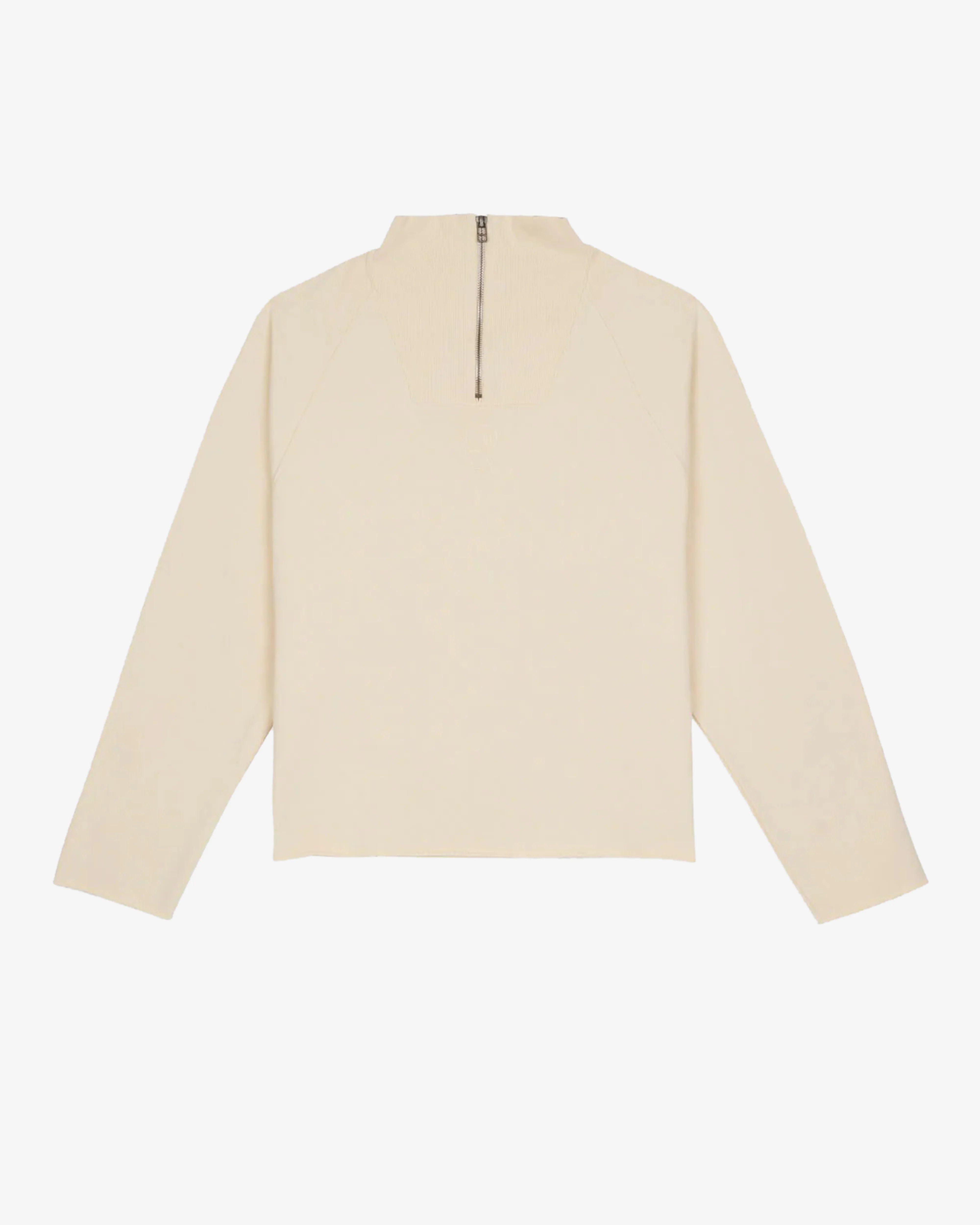 Brain Dead - Men's Raglan Mock Neck Pullover - (White) view 1, Click to Zoom in