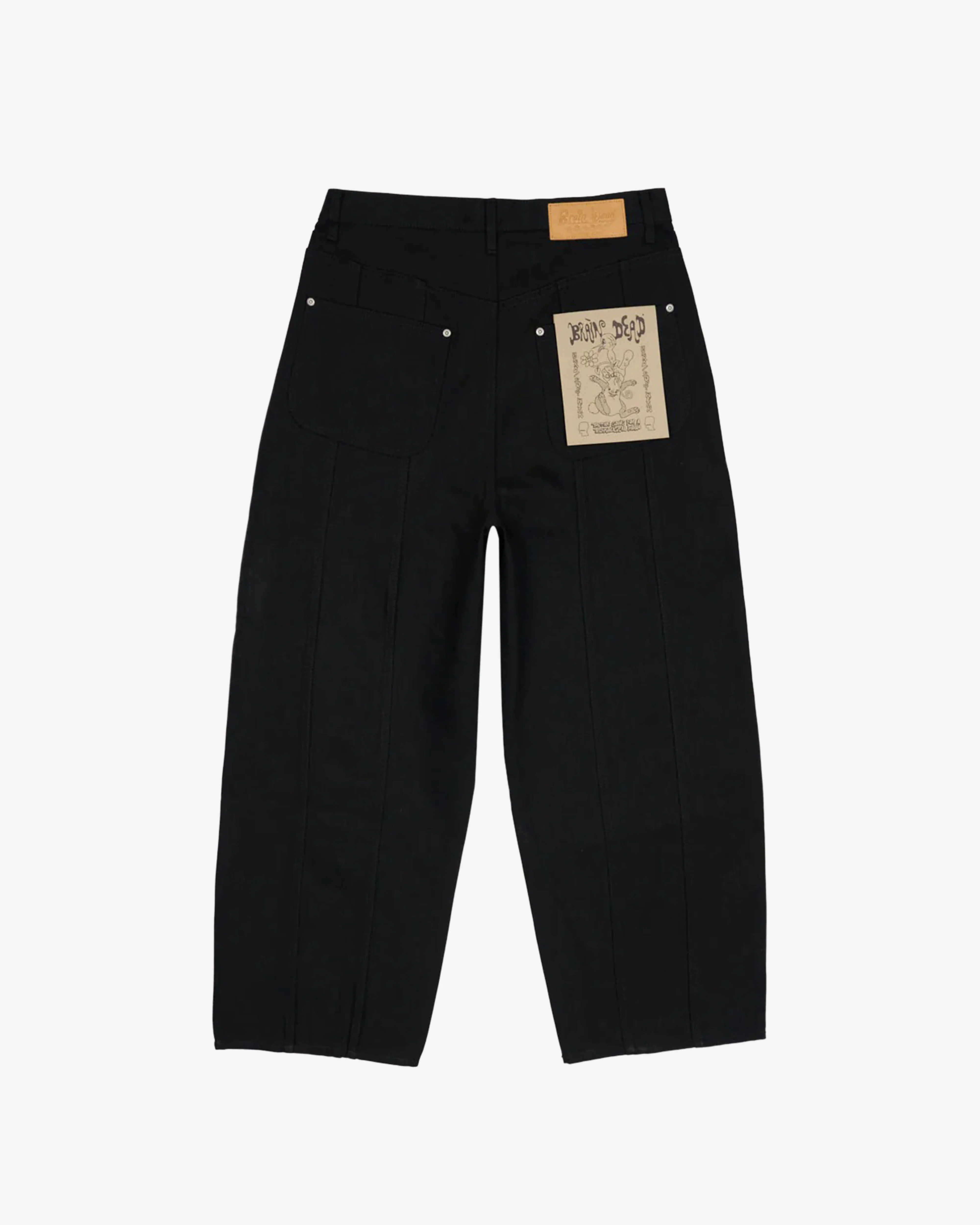 Brain Dead - Men's Type 03 14.5oz Denim Pant - (Black) view 2, Click to Zoom in