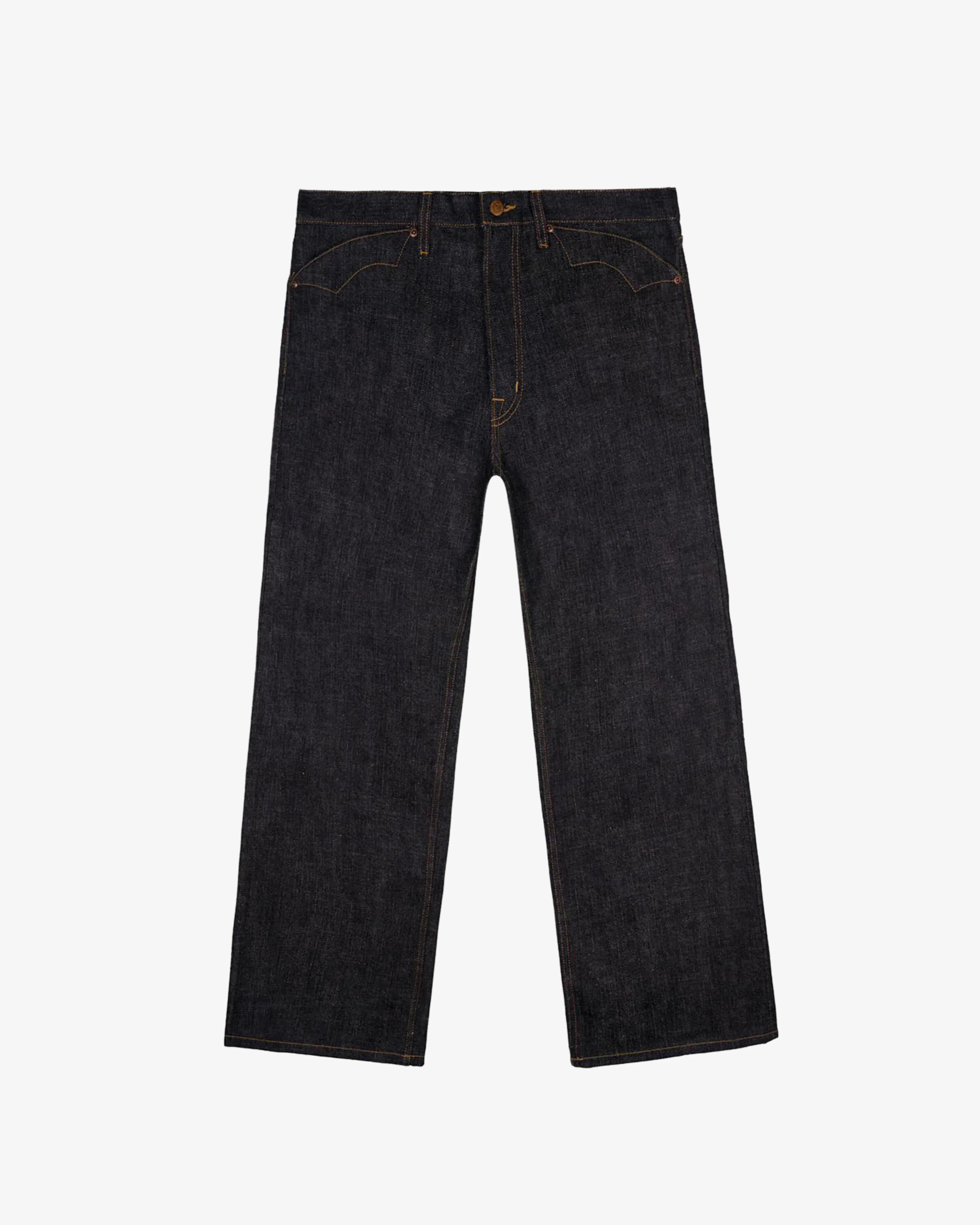 Brain Dead - Men's Type 00 15.5oz Selvedge Denim Pant - (Indigo) view 1, Click to Zoom in