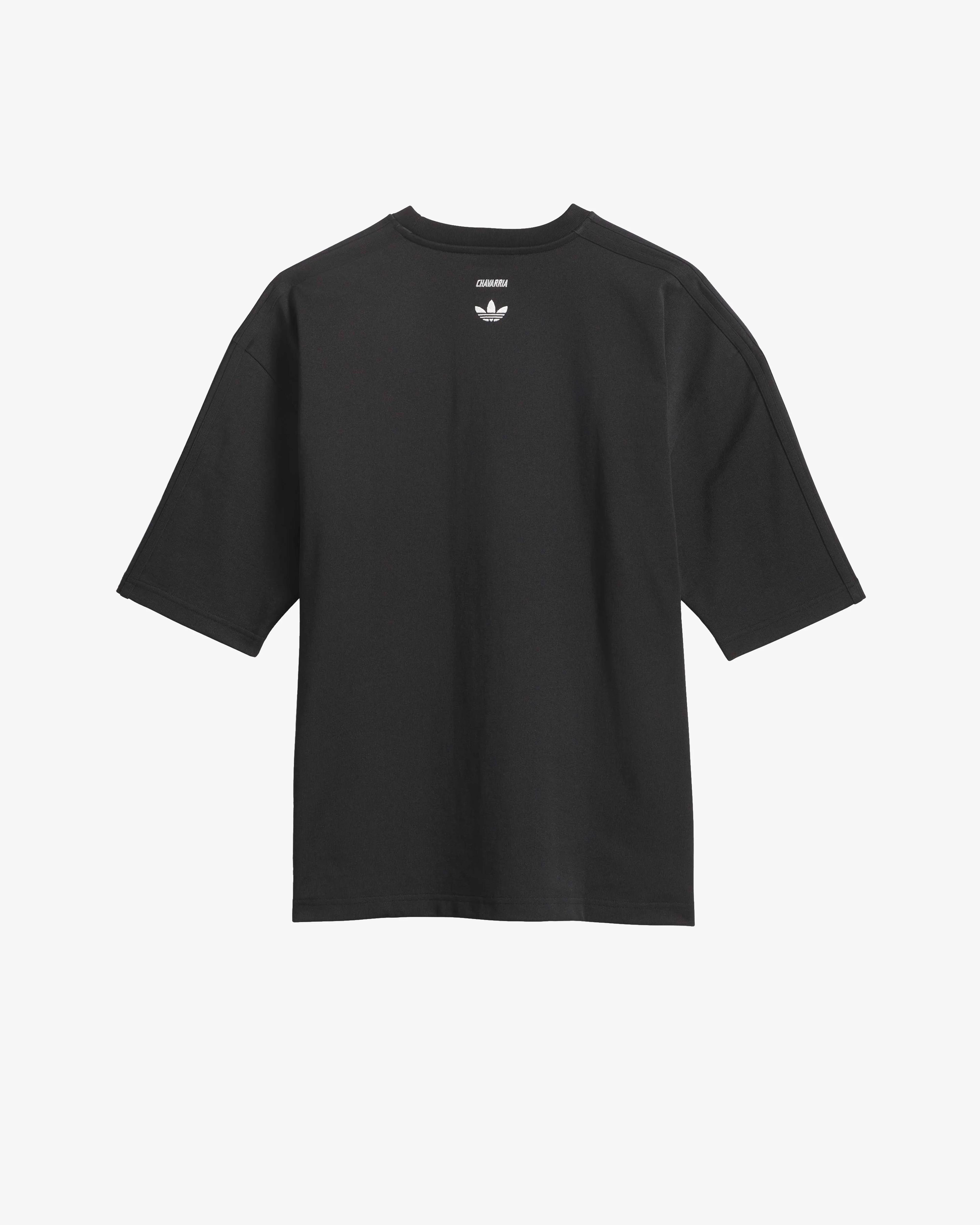 Adidas - Men's Willy Chavarria Logo Short Sleeve Tee - (Black) view 2, Click to Zoom in