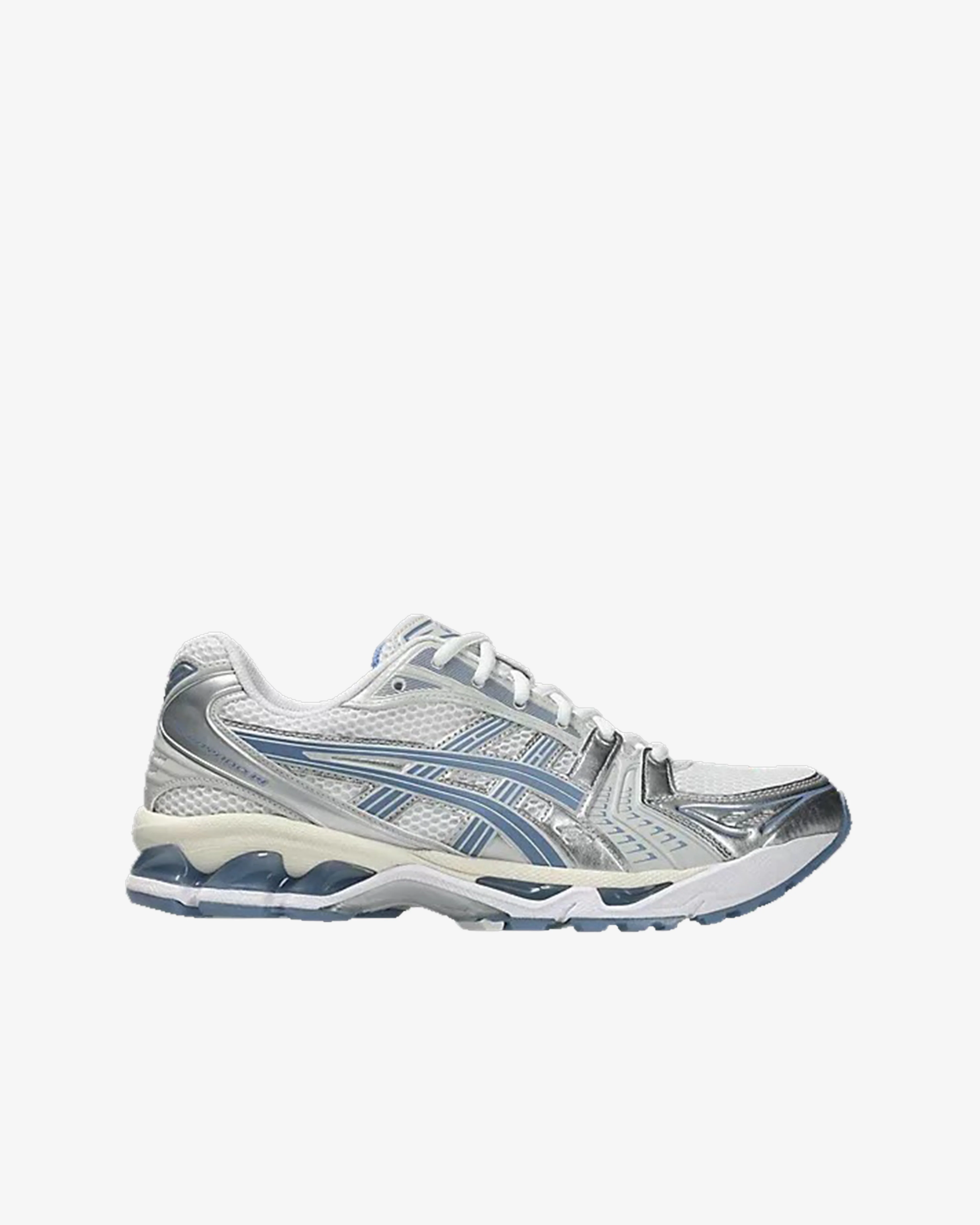 Asics - Men's Gel-Kayano 14 - (White/Light Navy) view 1, Click to Zoom in