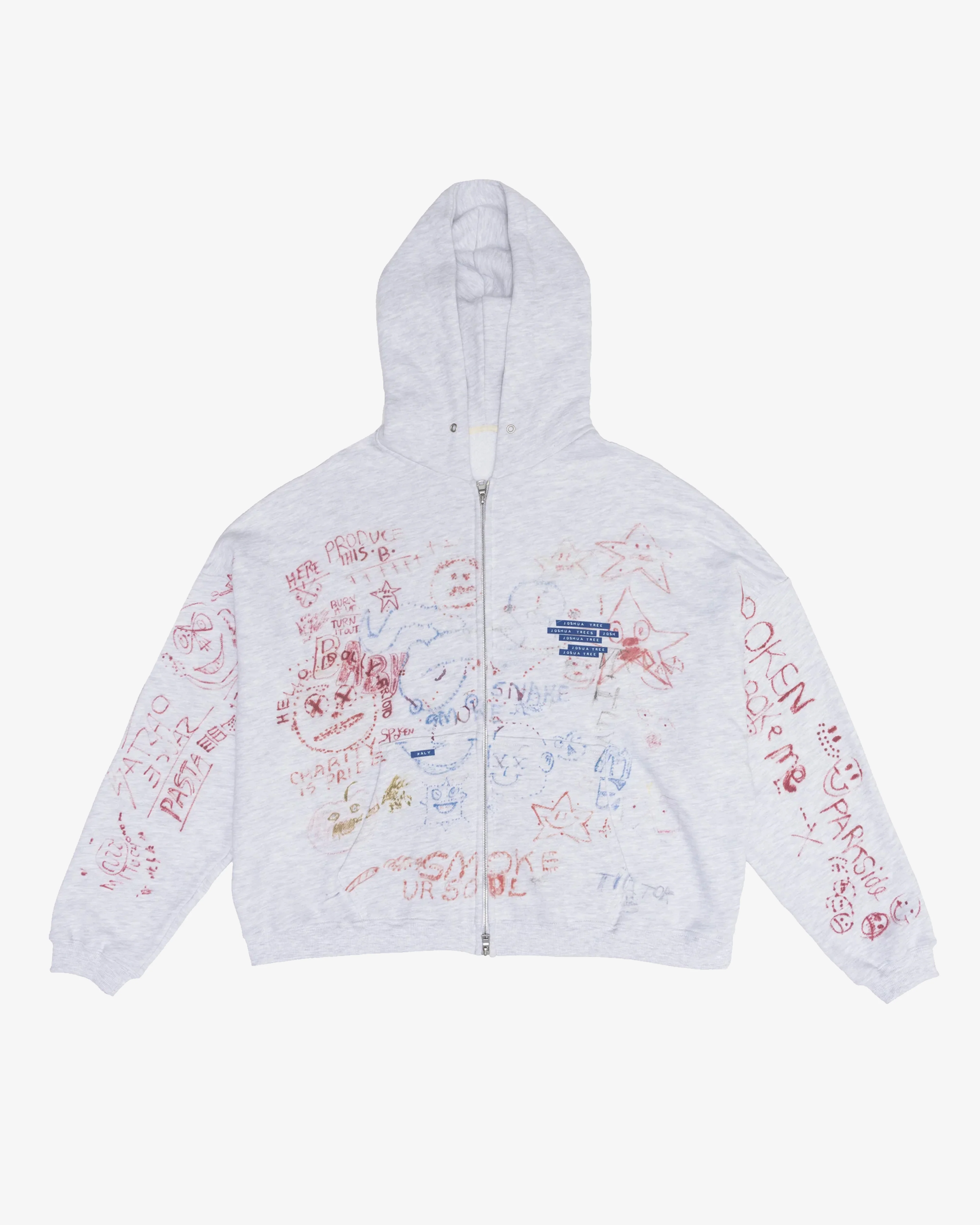 Paly - Men's Joshua Tree Double Zip Hoodie - (Multi)