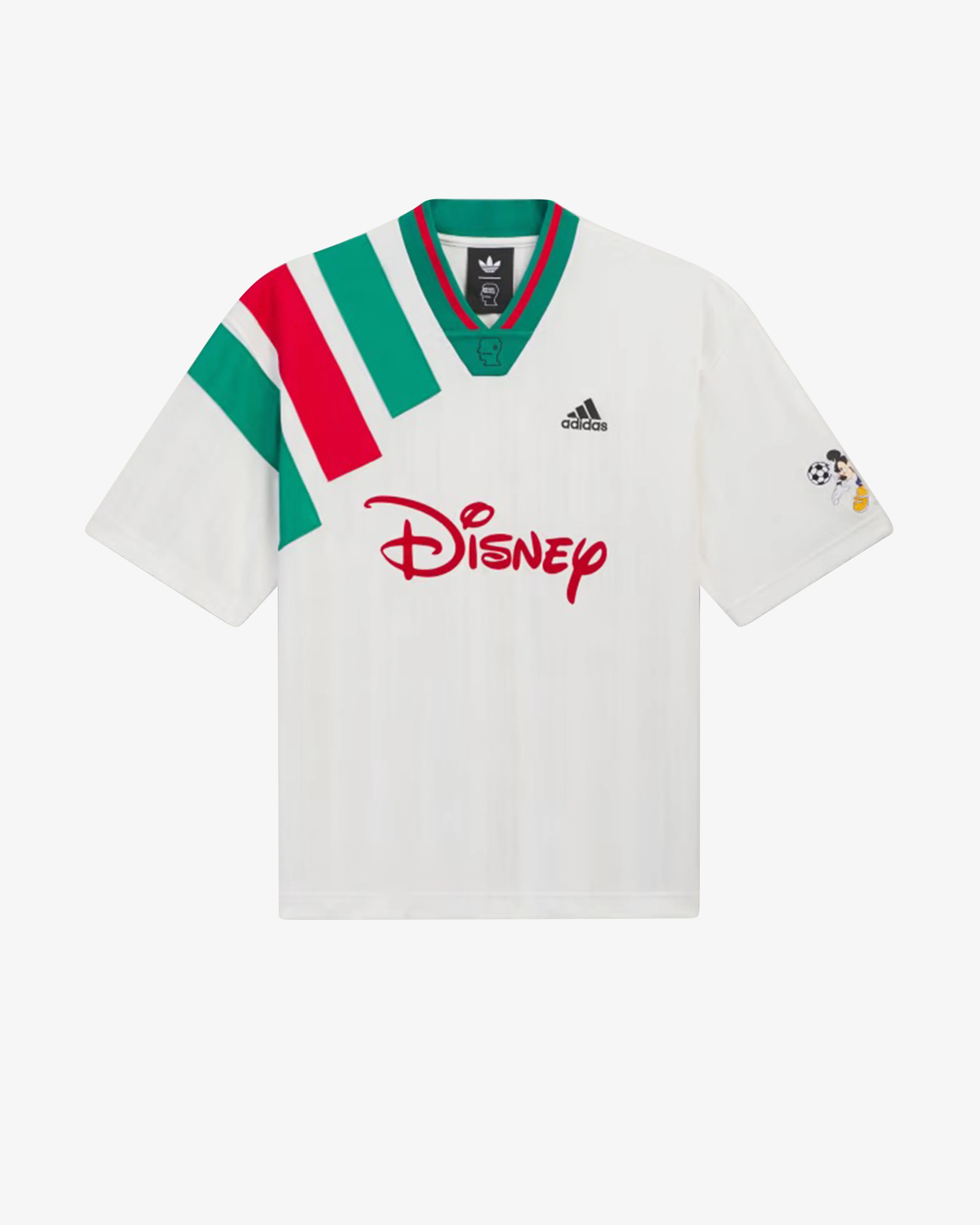Brain Dead X Adidas X Disney - Men's Jacquard Soccer Jersey - (White) view 1, Click to Zoom in