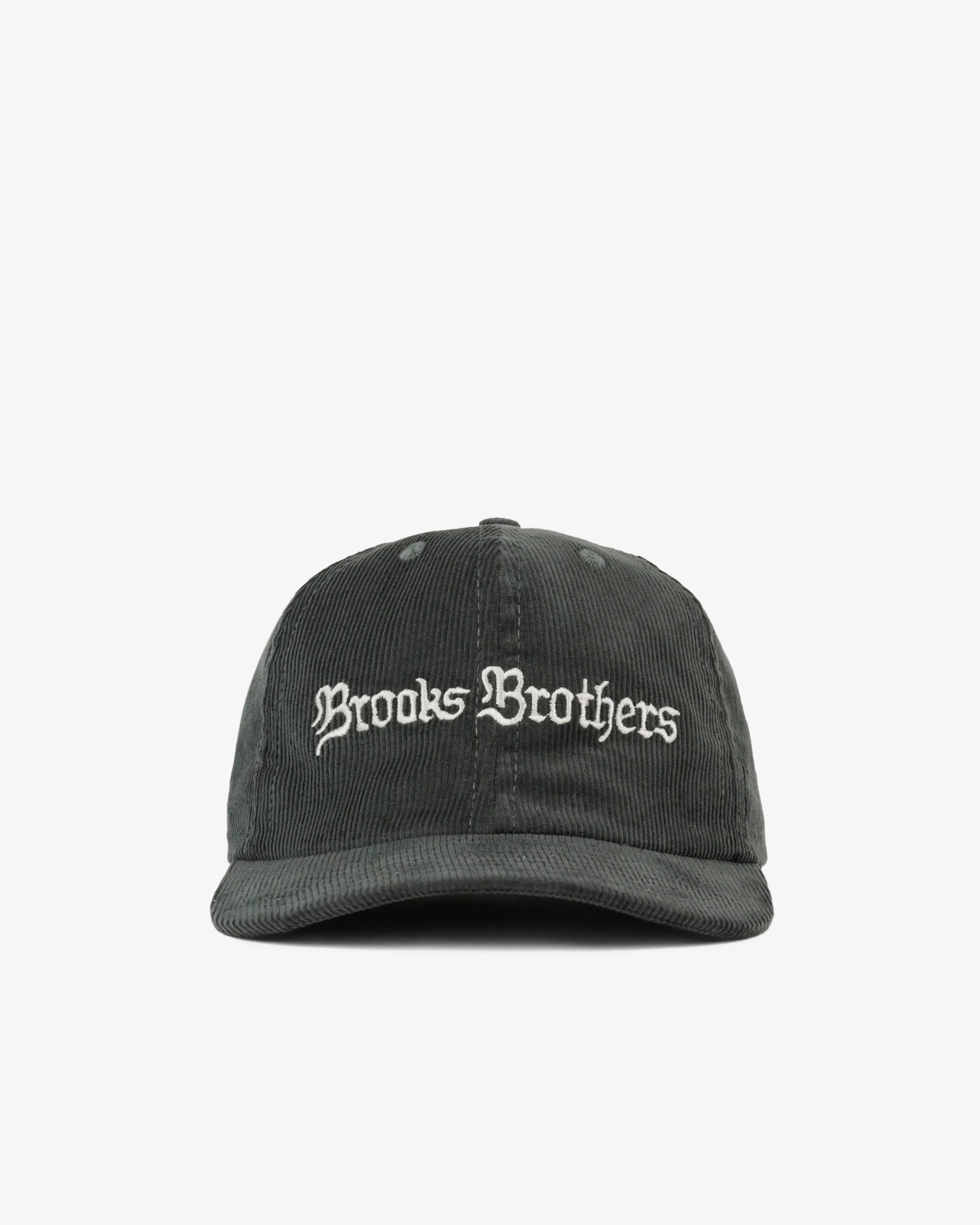 Brain Dead - Brooks Brothers Men's California 6 Panel Corduroy Hat - (Forest Green)