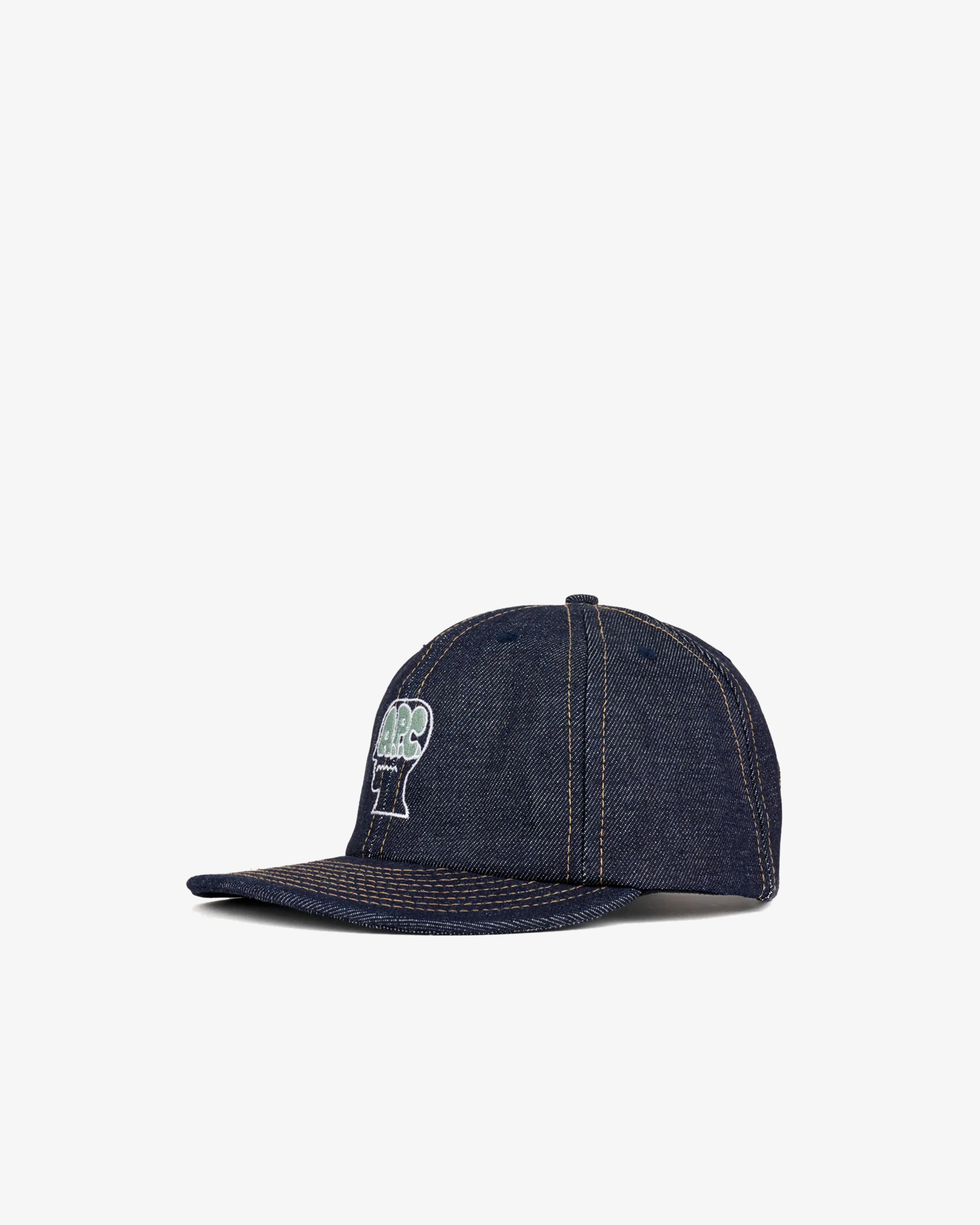Brain Dead - Men's A.P.C. 6 Panel Hat - (Indigo)