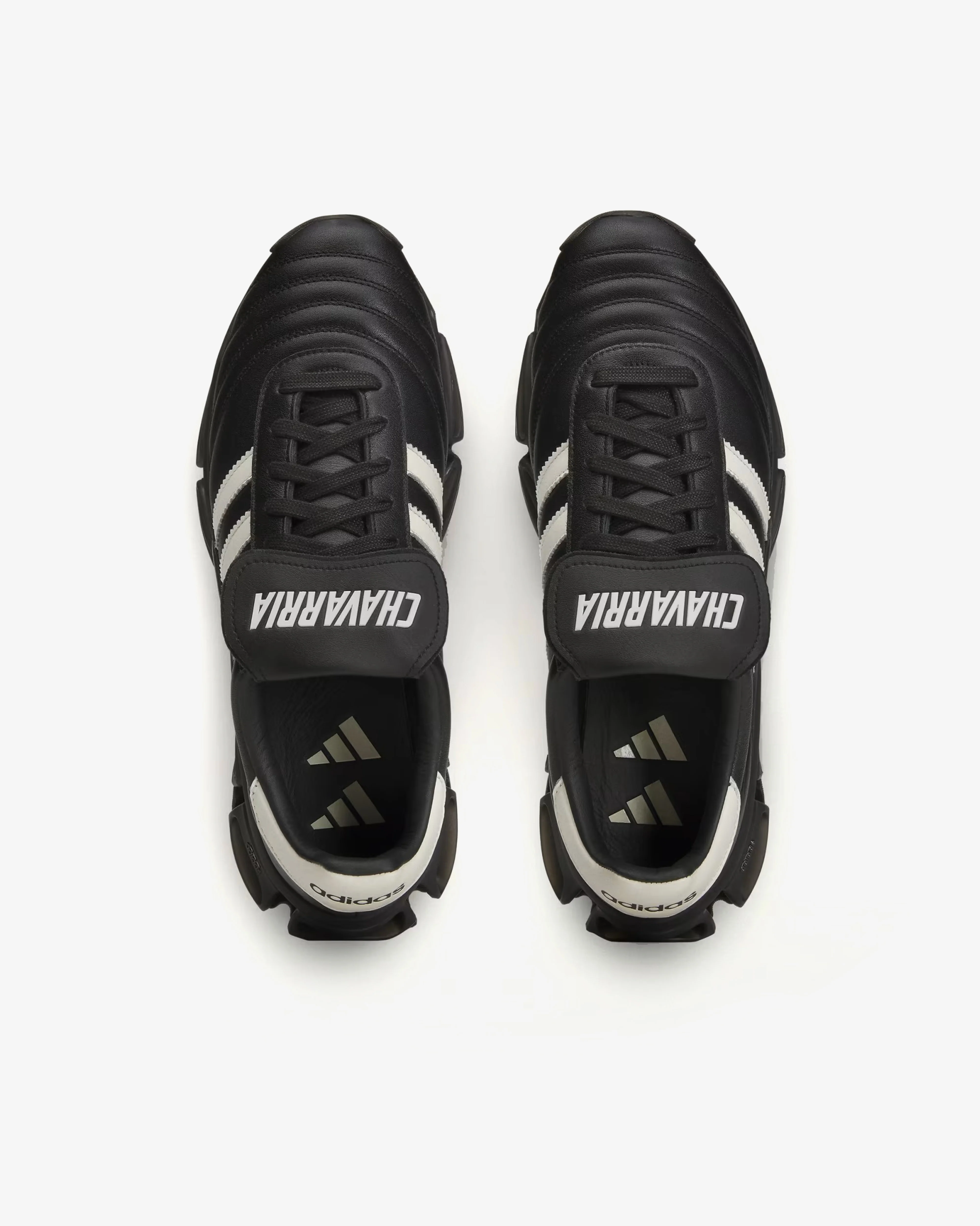 Adidas - Men's Willy Chavarria Megaride Copa Sneakers - (Core Black/Off White) view 5, Click to Zoom in