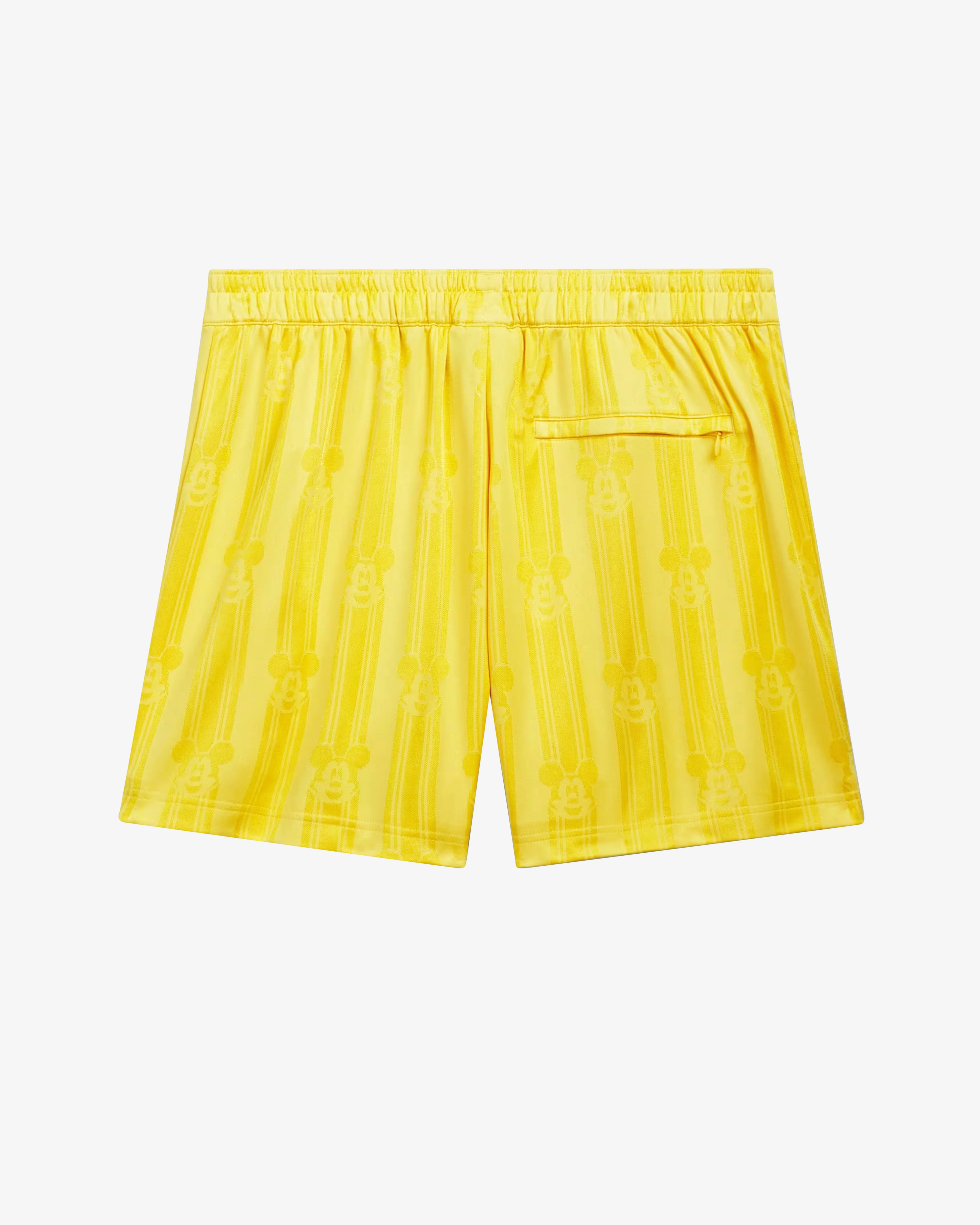 Brain Dead X Adidas X Disney - Men's Jacquard Soccer Shorts - (Yellow) view 2, Click to Zoom in
