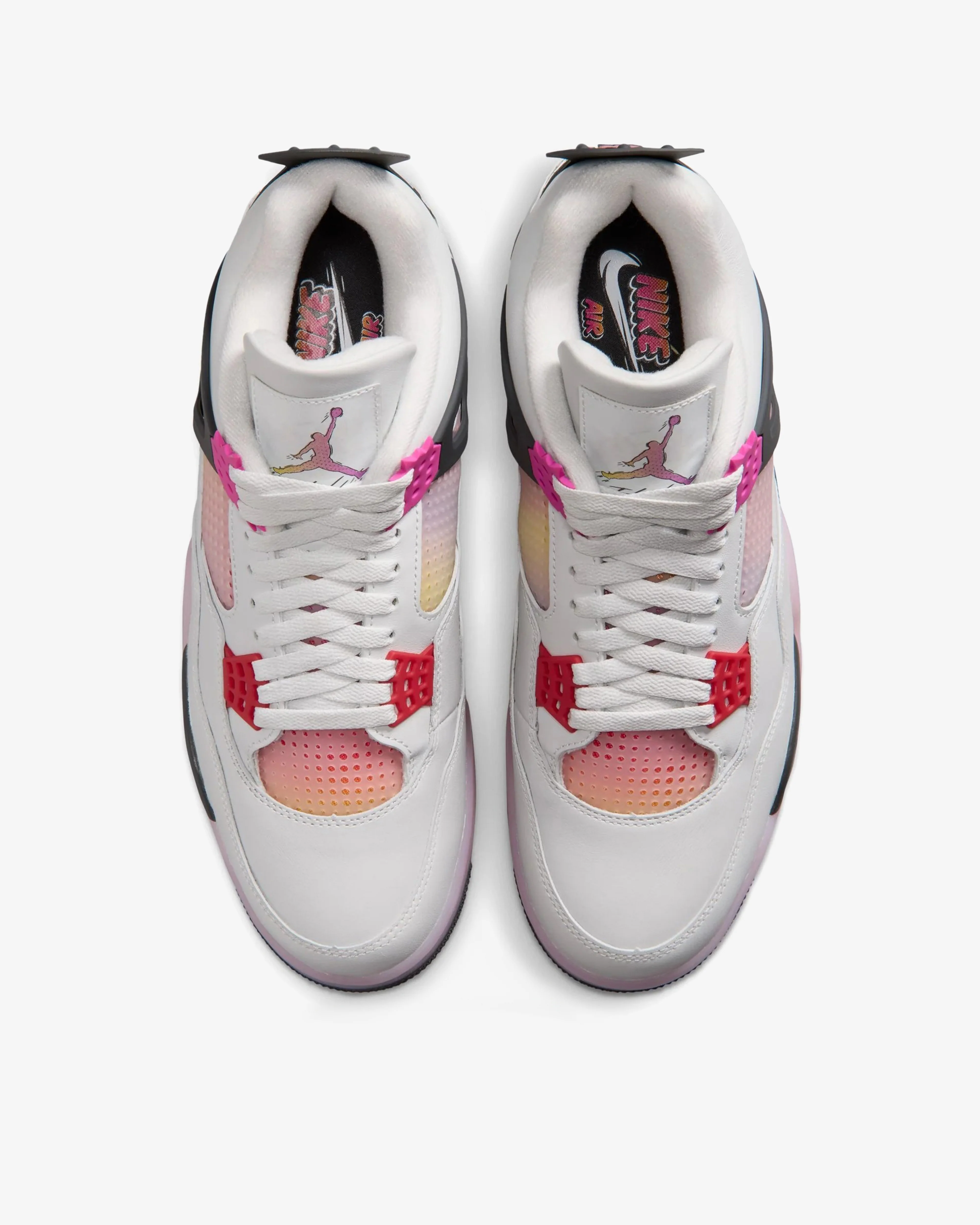 Jordan - Air Jordan 4 Retro Comic - (Off White/Pink)
