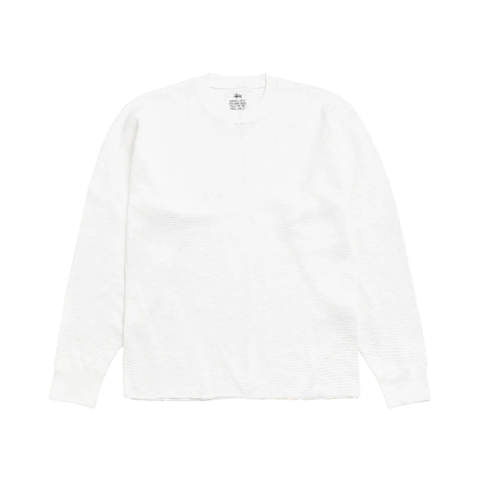 Stüssy - Men's Pigment Dyed Long Sleeve Thermal - (White)