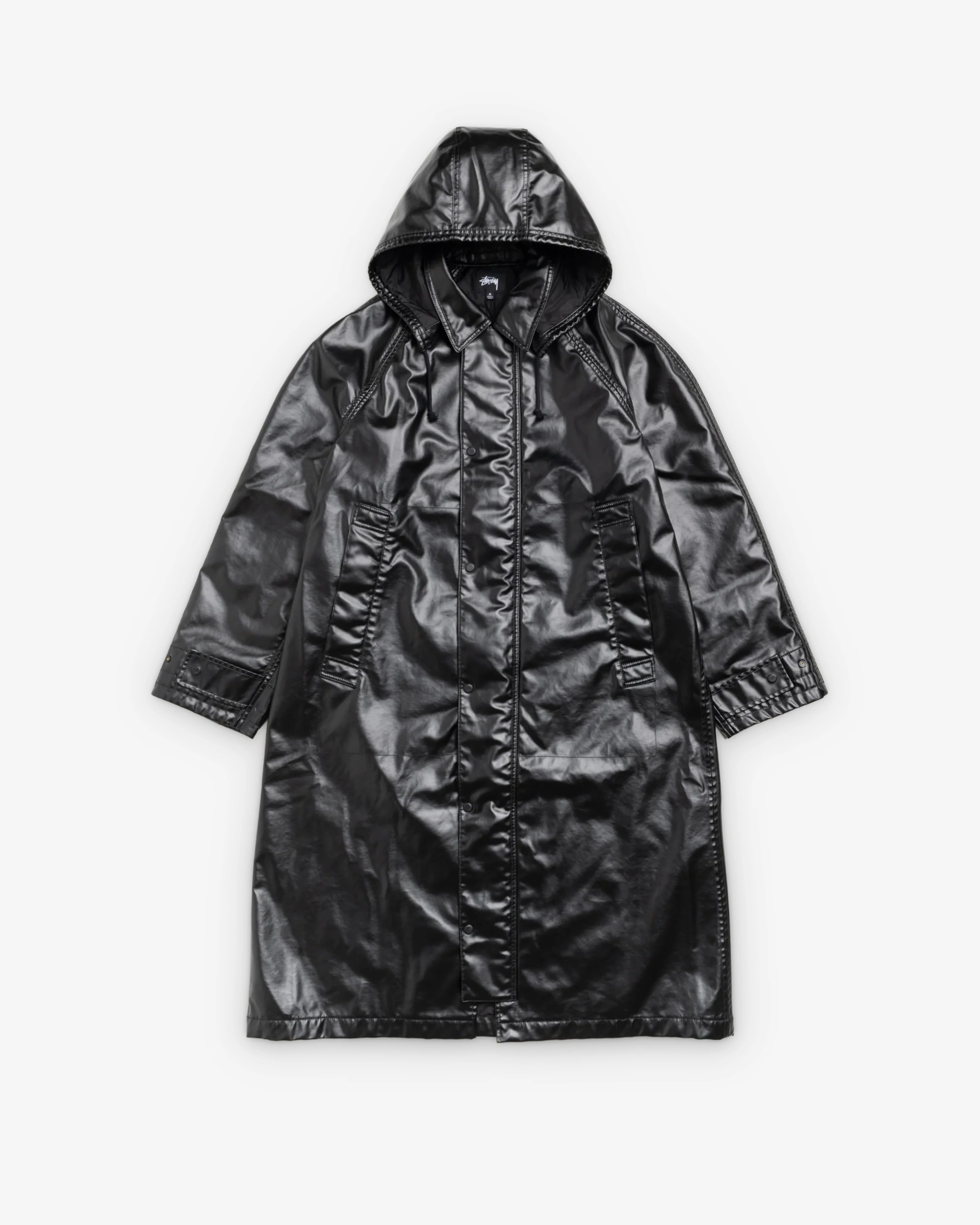 Stüssy - Men's Coated Field Coat - (Black)