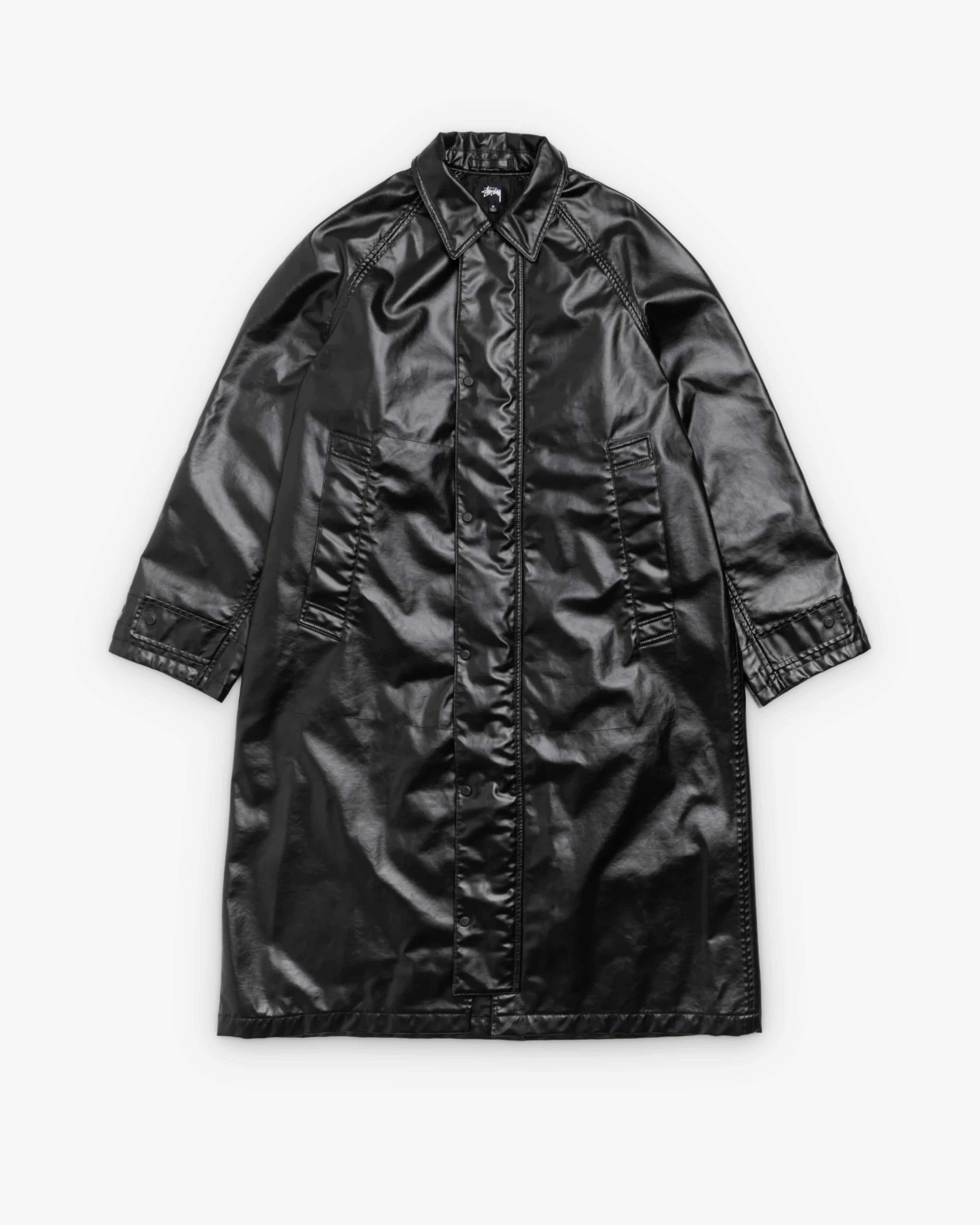 Stüssy - Men's Coated Field Coat - (Black)