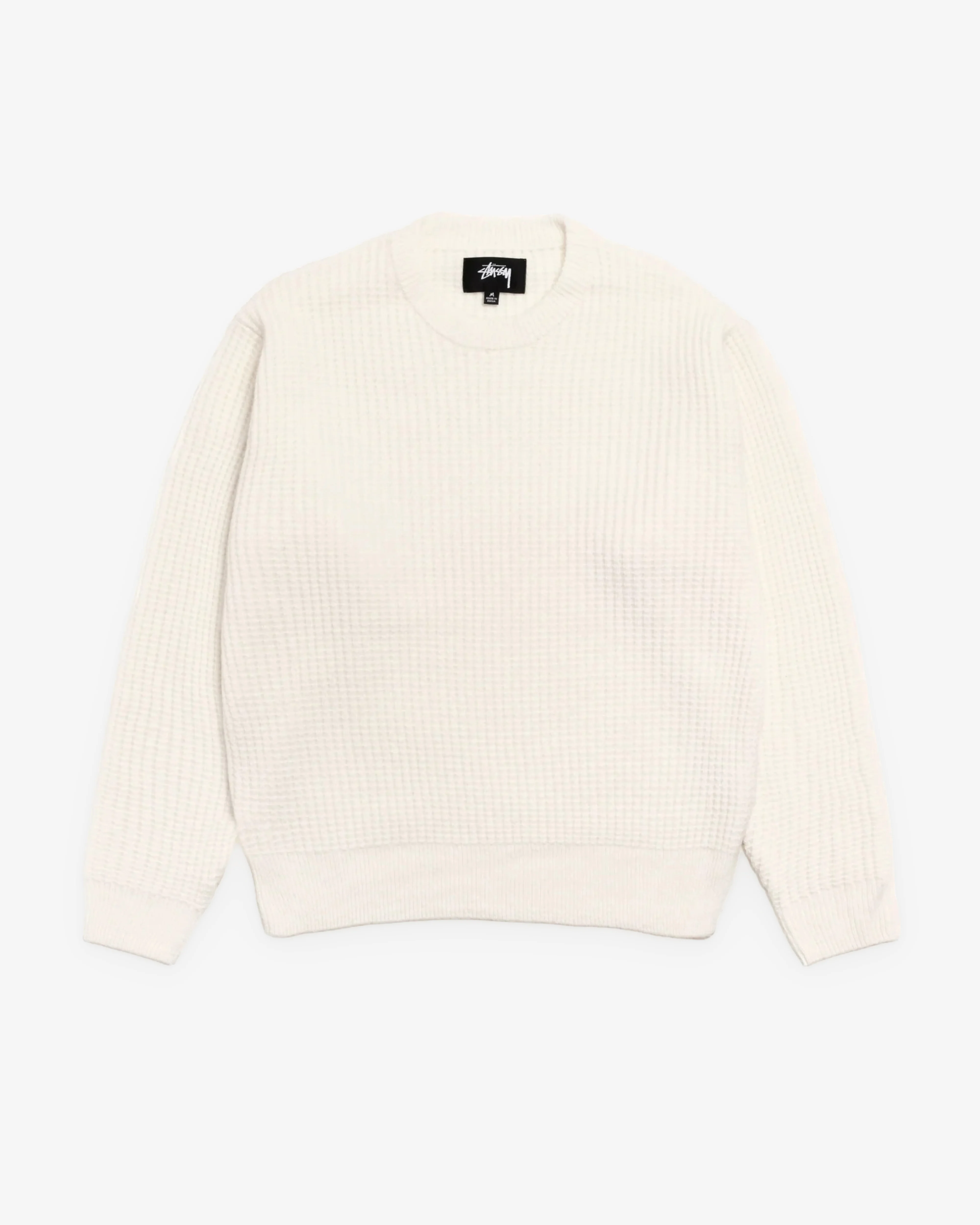 Stüssy - Men's Waffle Cashmere Sweater - (Ivory)
