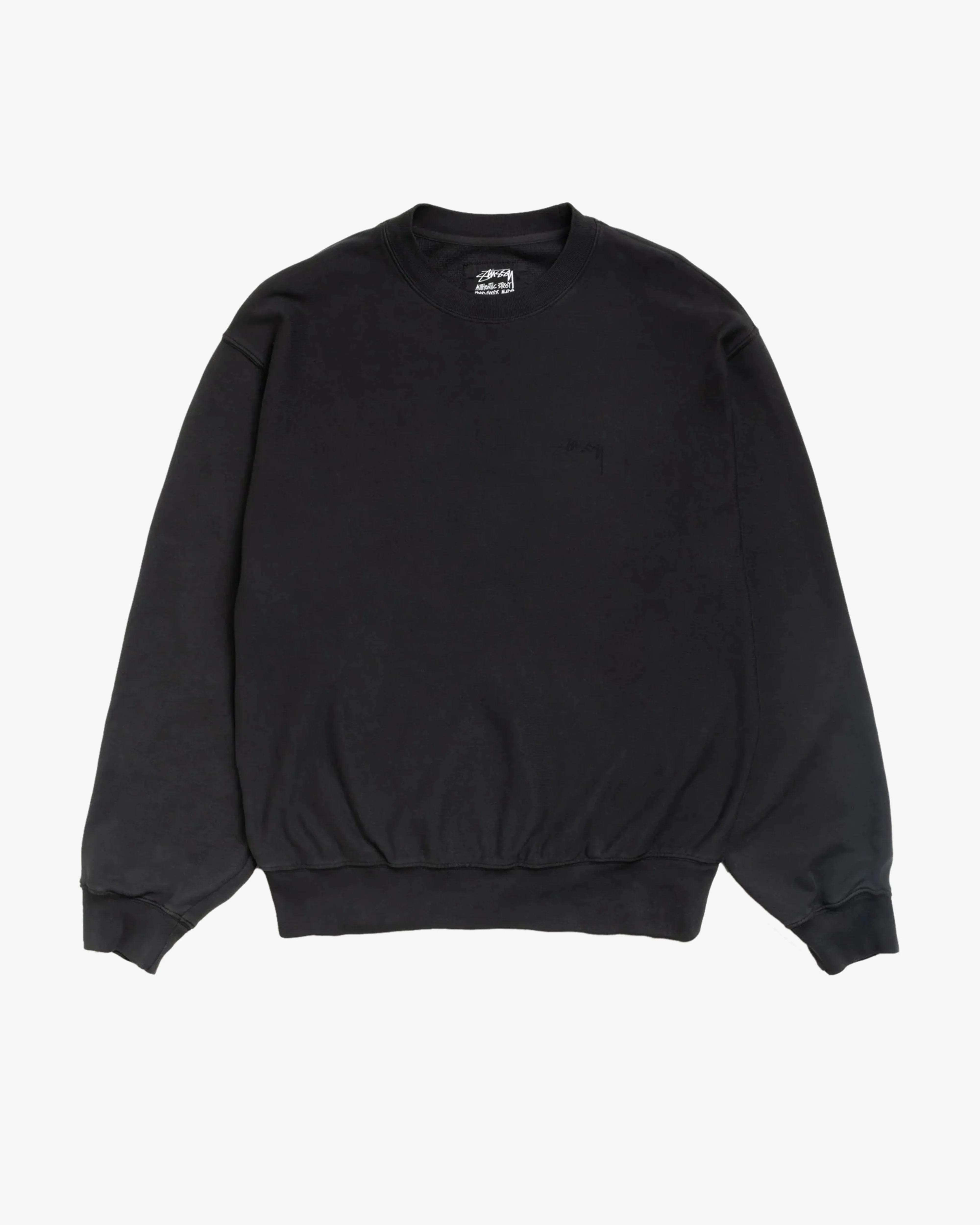 Stüssy - Men's Lightweight Terry Crew - (Black)
