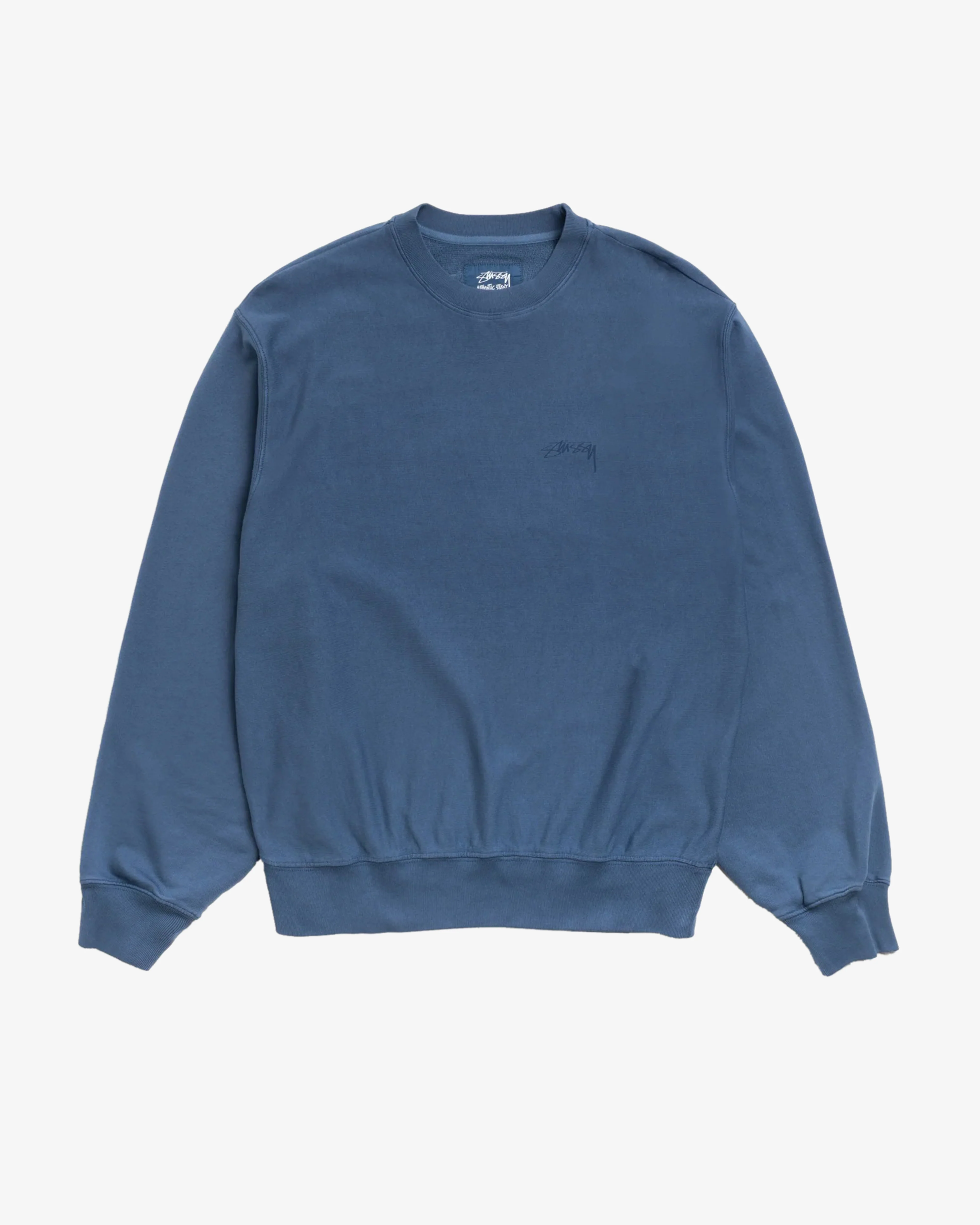 Stüssy - Men's Lightweight Terry Crew - (Blue)