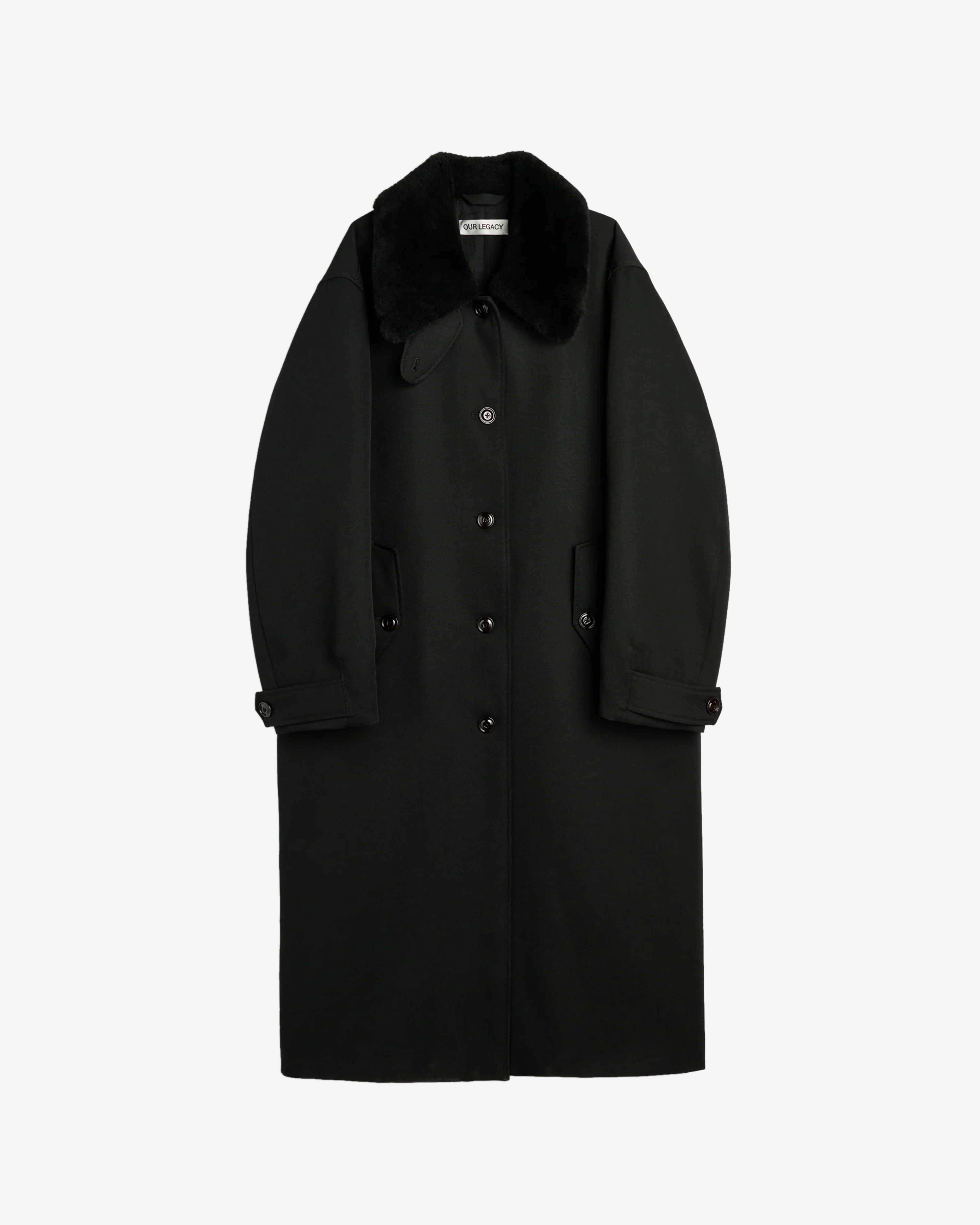 Our Legacy - Women's Tundra Coat - (Coarse Black Gabardine)