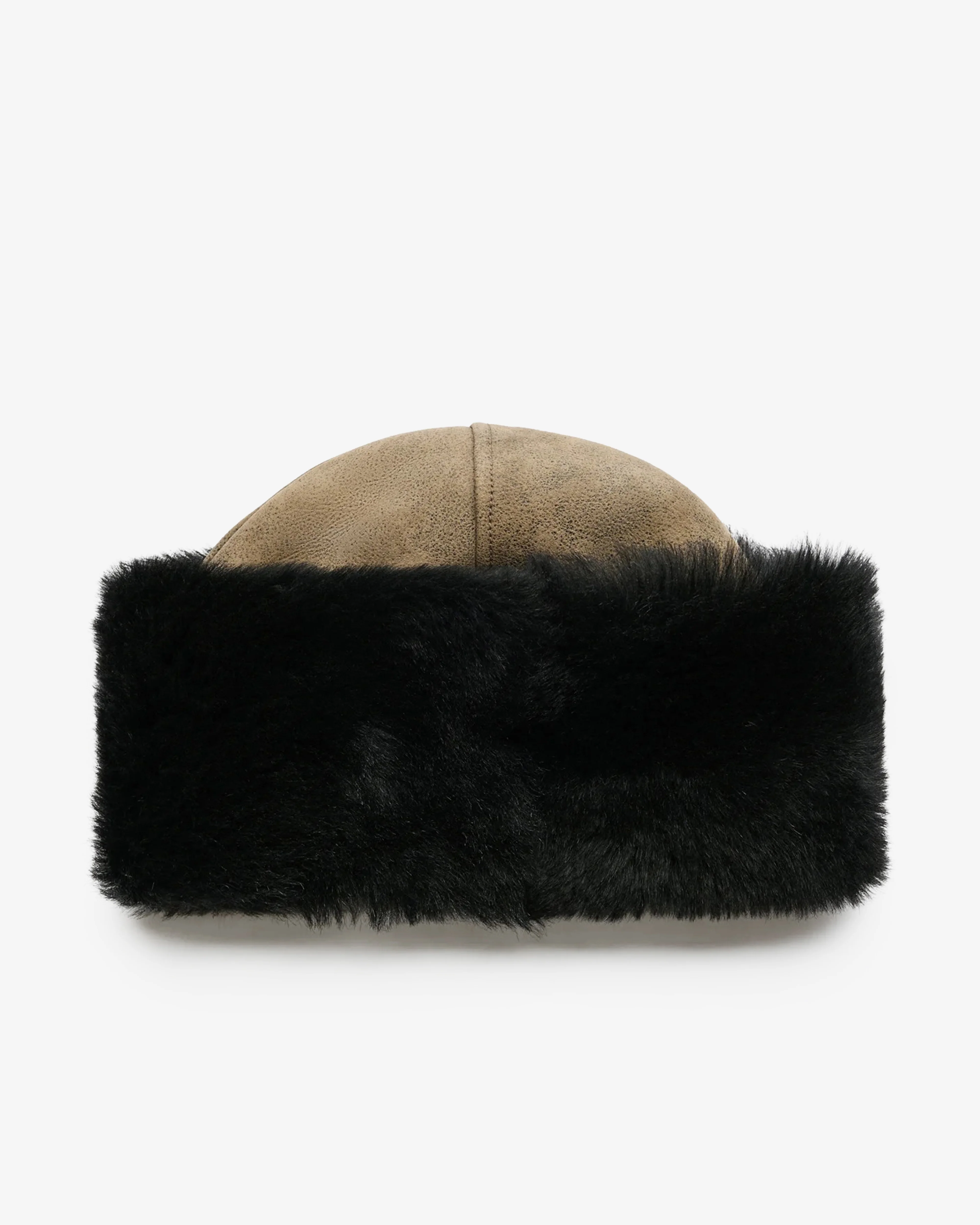 Our Legacy - Men's Blizzard Hat - (Smoky Black Dry Shearling)
