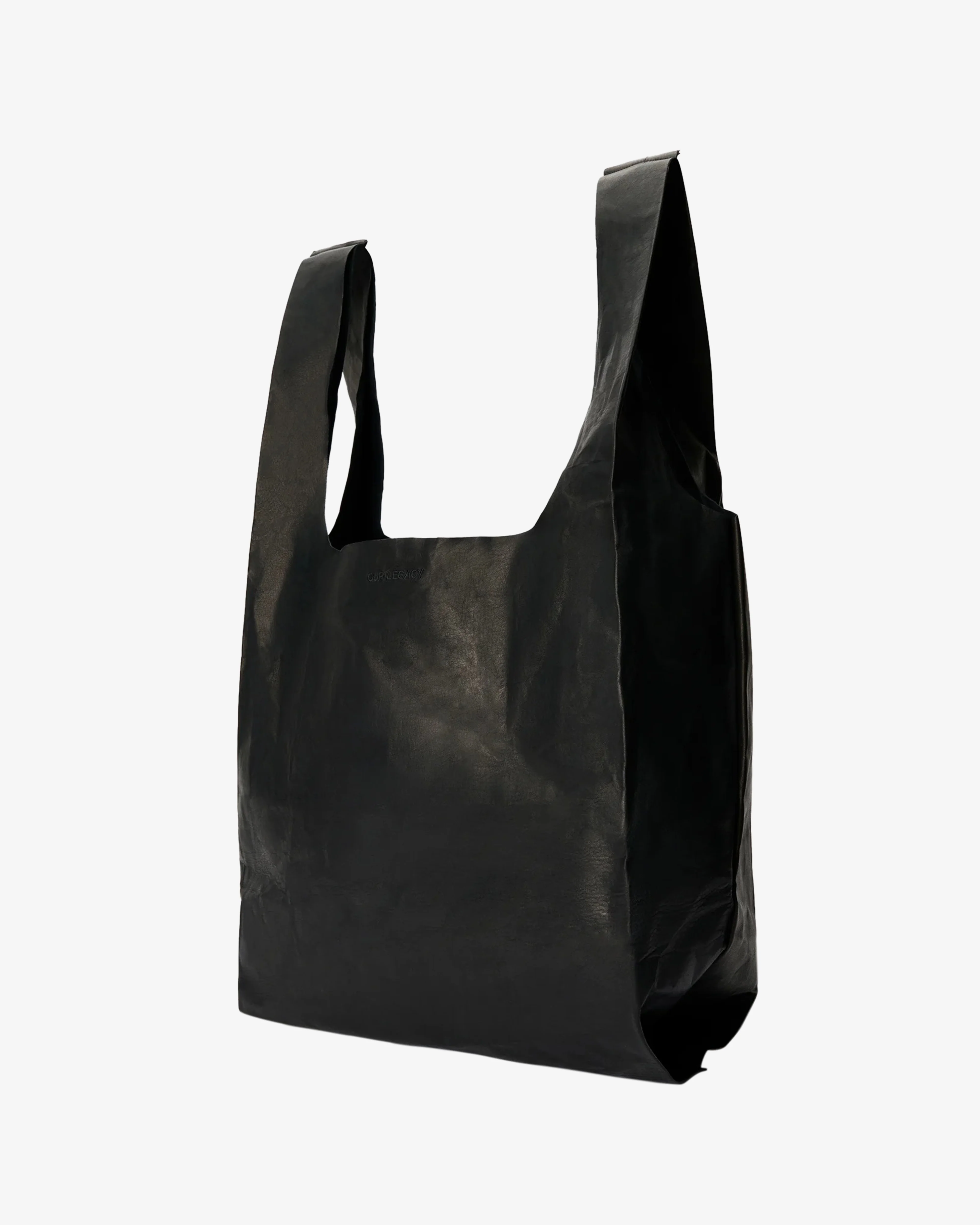 Our Legacy - Men's Grocery Bag - (Matte Black Origami Cowhide)