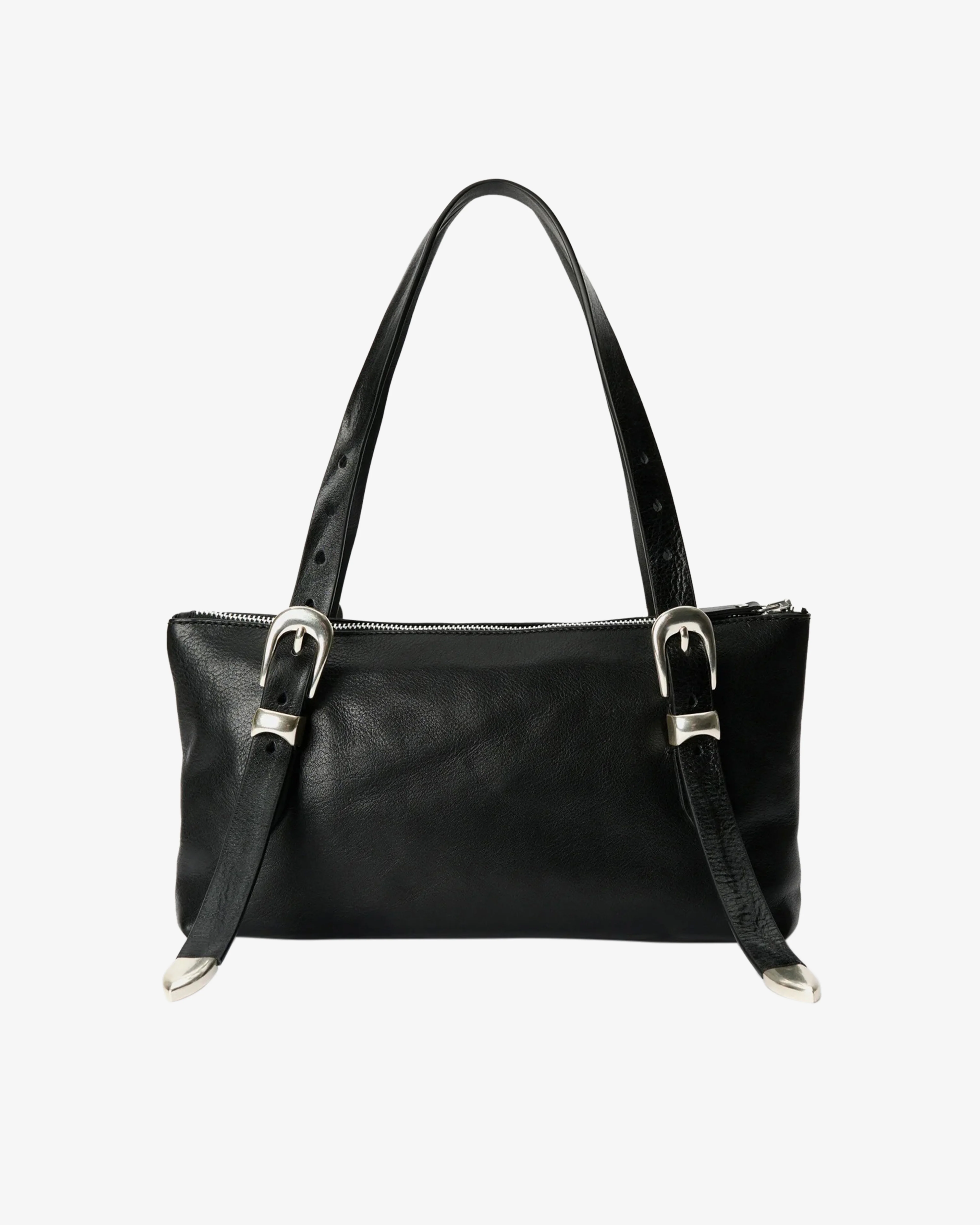 Our Legacy - Men's 2 CM Belt Shoulder Bag - (Tire Black Forever Cowhide)