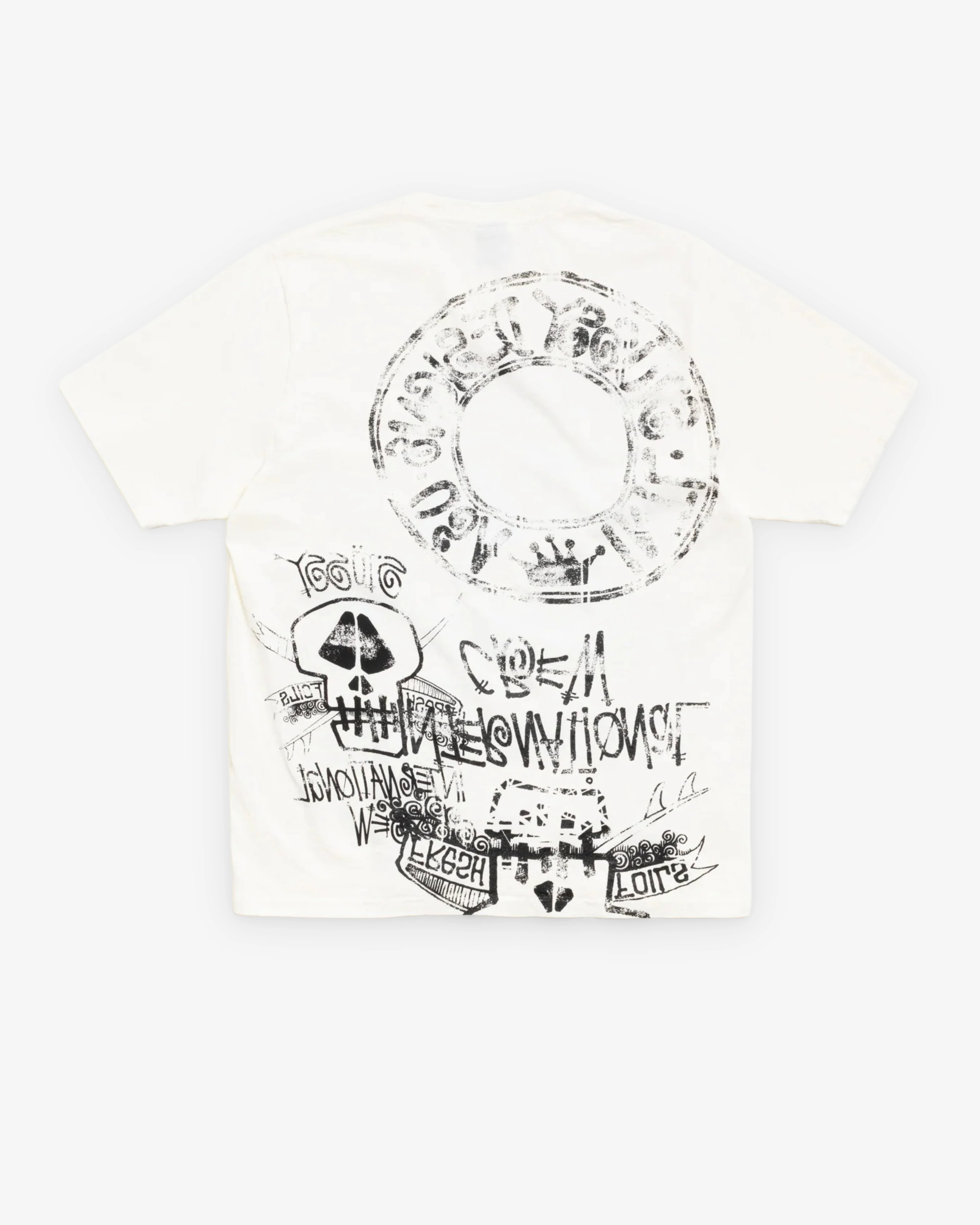 Stüssy - Men's Skulls Pigment Dyed Tee - (Natural)