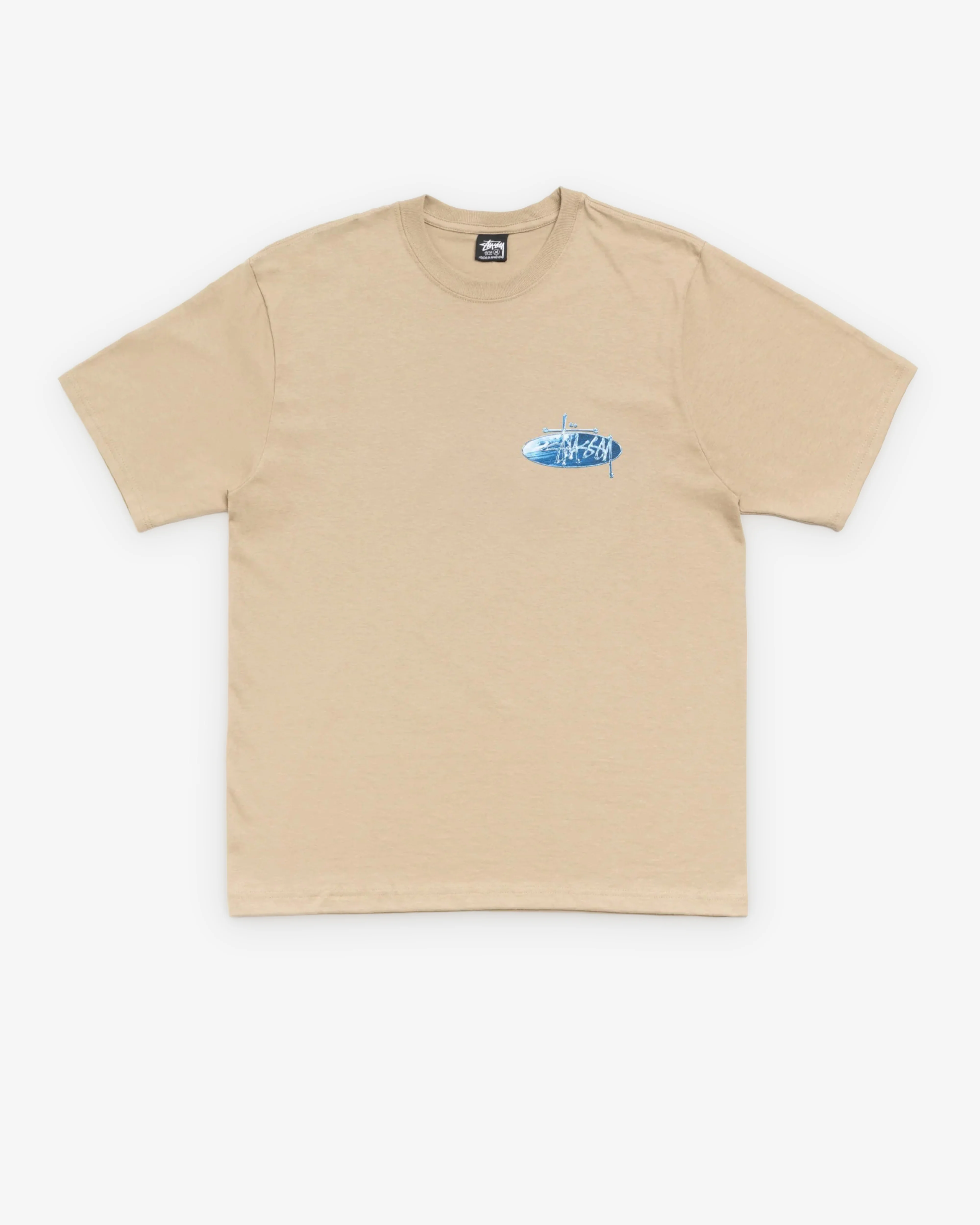 Stüssy - Men's Wave Oval Tee - (Khaki)