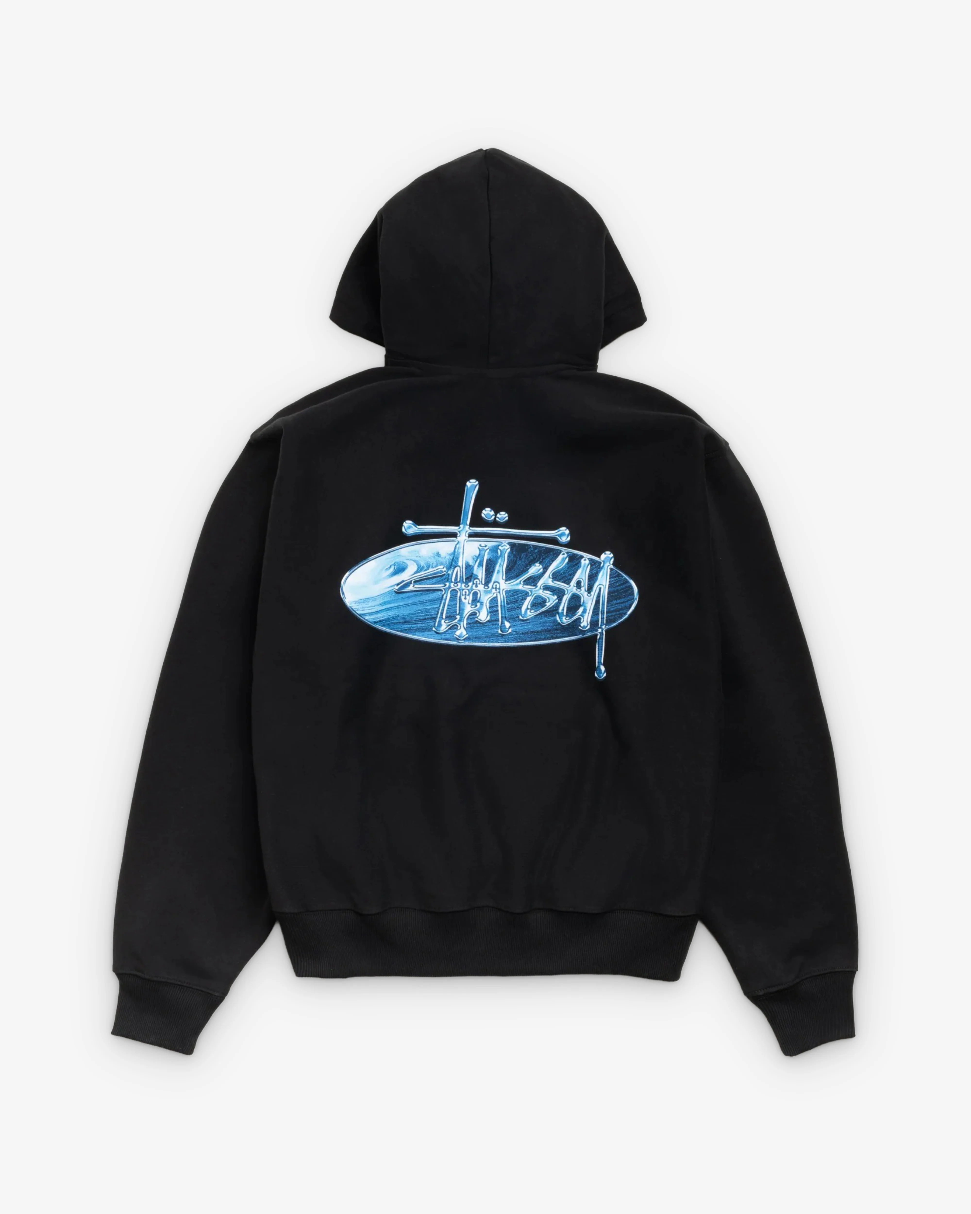 Stüssy - Men's Wave Oval Hood - (Black)