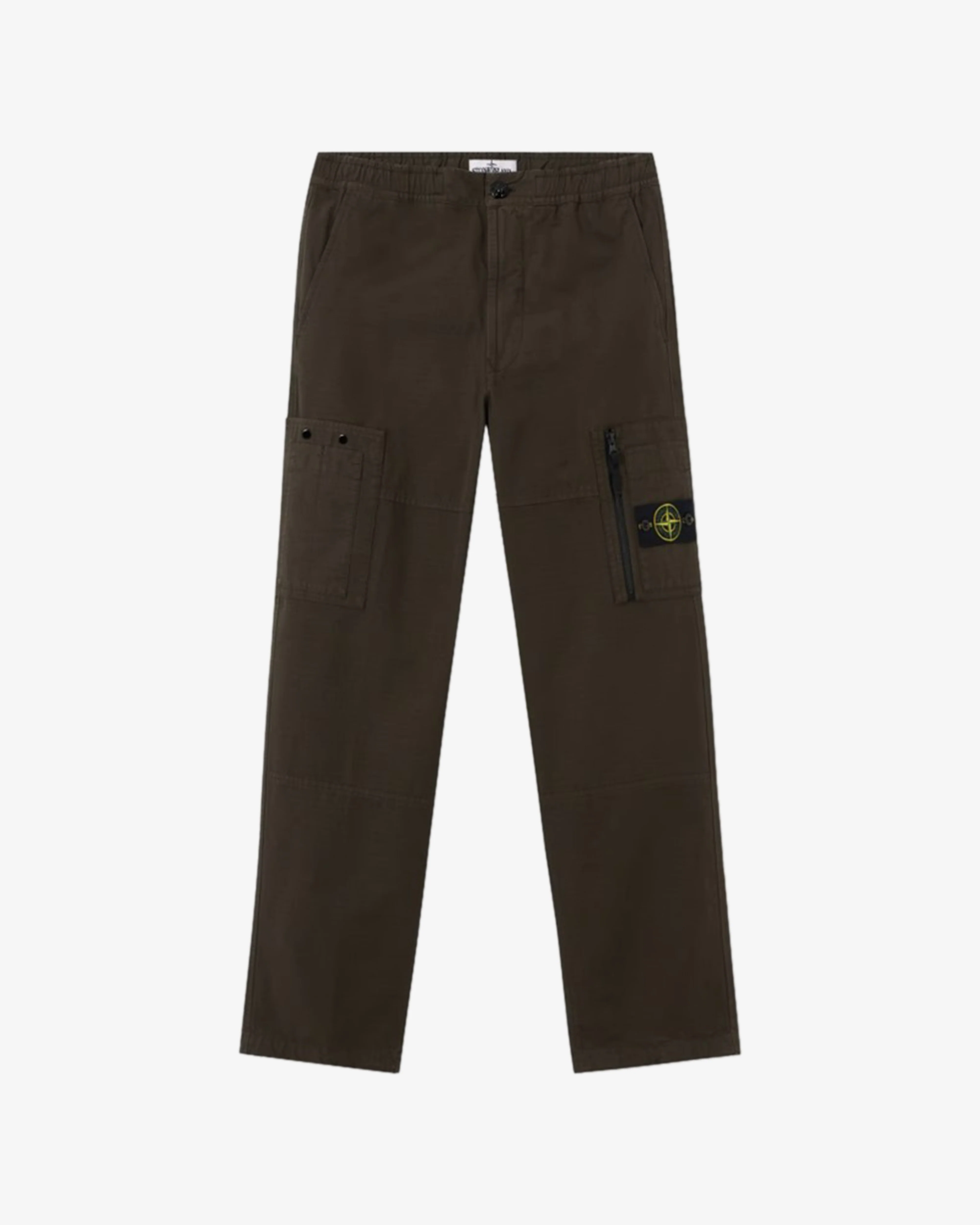 Stone Island - Men's Organic Cotton Ripstop Trousers - (Coal Grey)