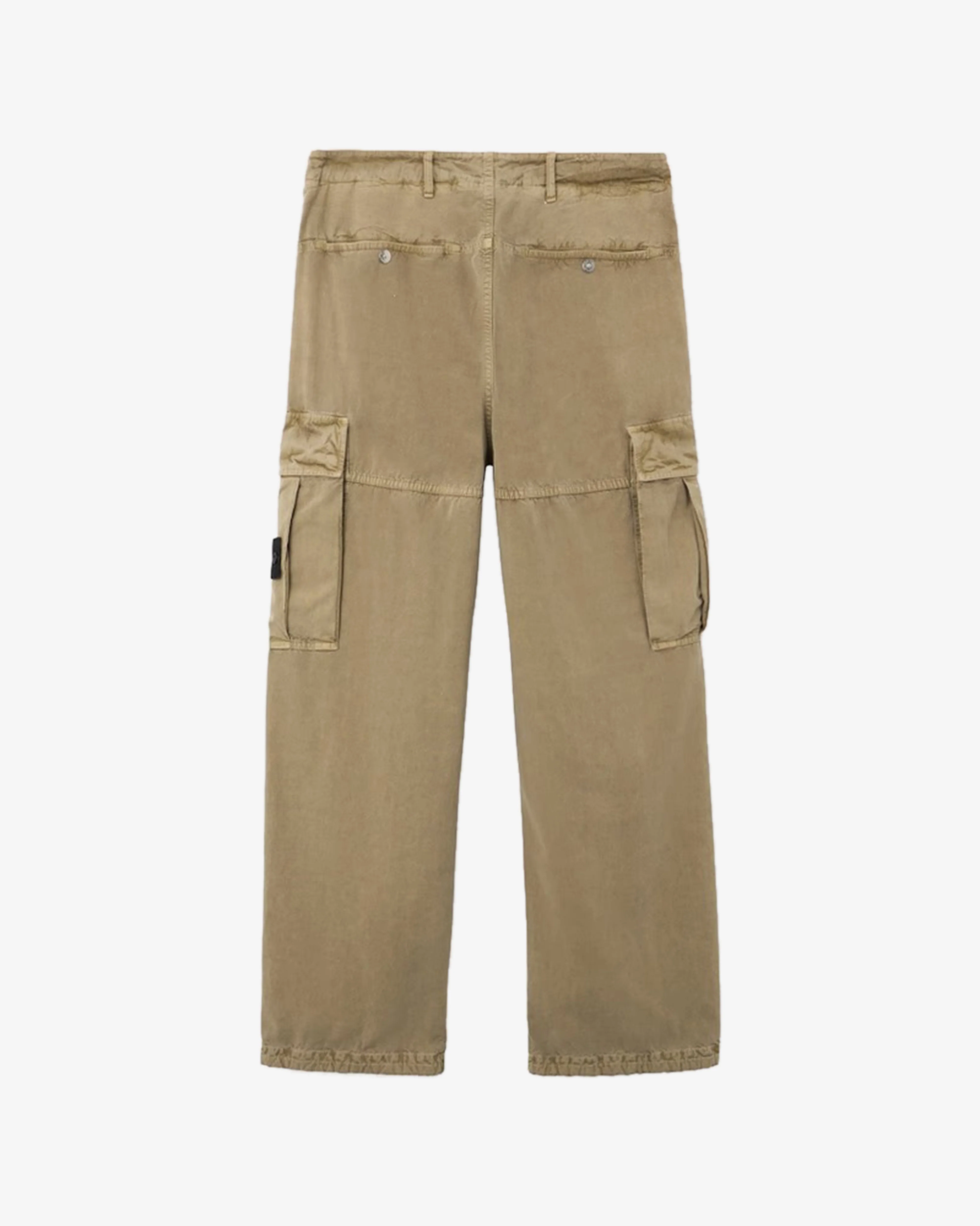 Stone Island - Mineral Dyed Panama Cotton Cargo Pants - (Military Green)