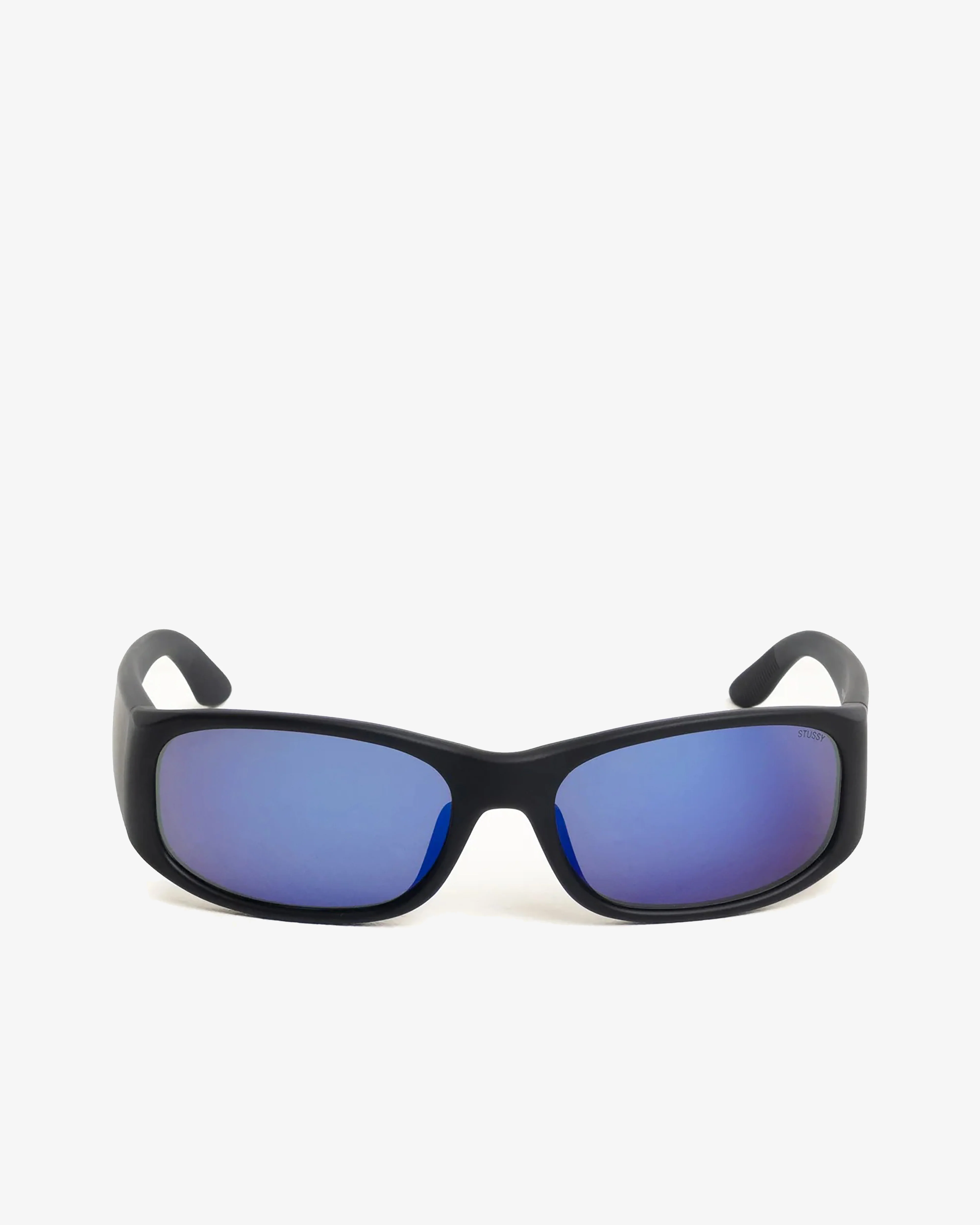 Stüssy - Mikey Sunglasses - (Rubber Black/Polarized Dark Blue Lens)